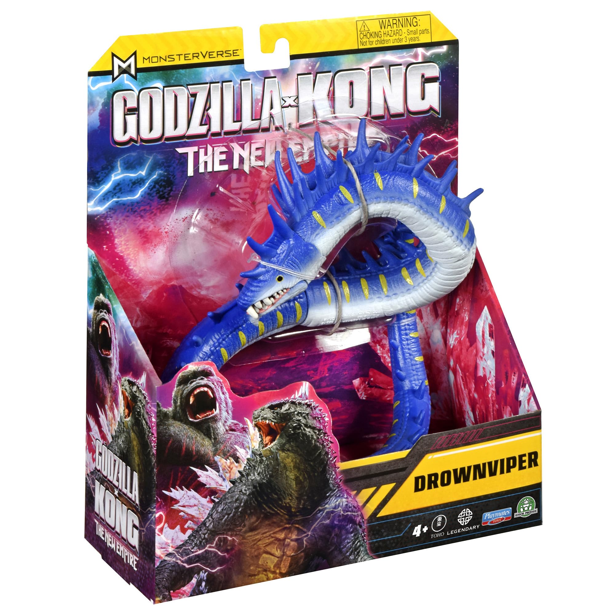 MonsterVerse Drownviper Action Figure - 6-Inch Scale | Dynamic Articulation | Ages 4+ 3