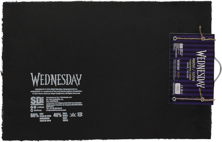 SD TOYS Wednesday Logo Doormat - Coconut Fiber and PVC (SDTMGM25966)