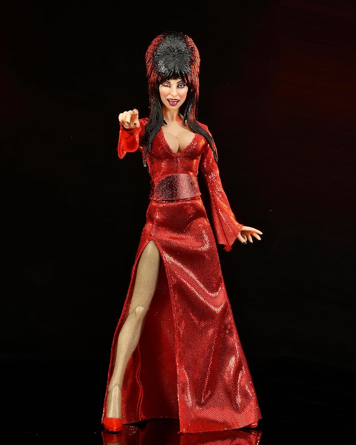 Neca Elvira Mistress of the Dark - Elvira Red Fright and Boo 8" Clothed Action Figure (56080)