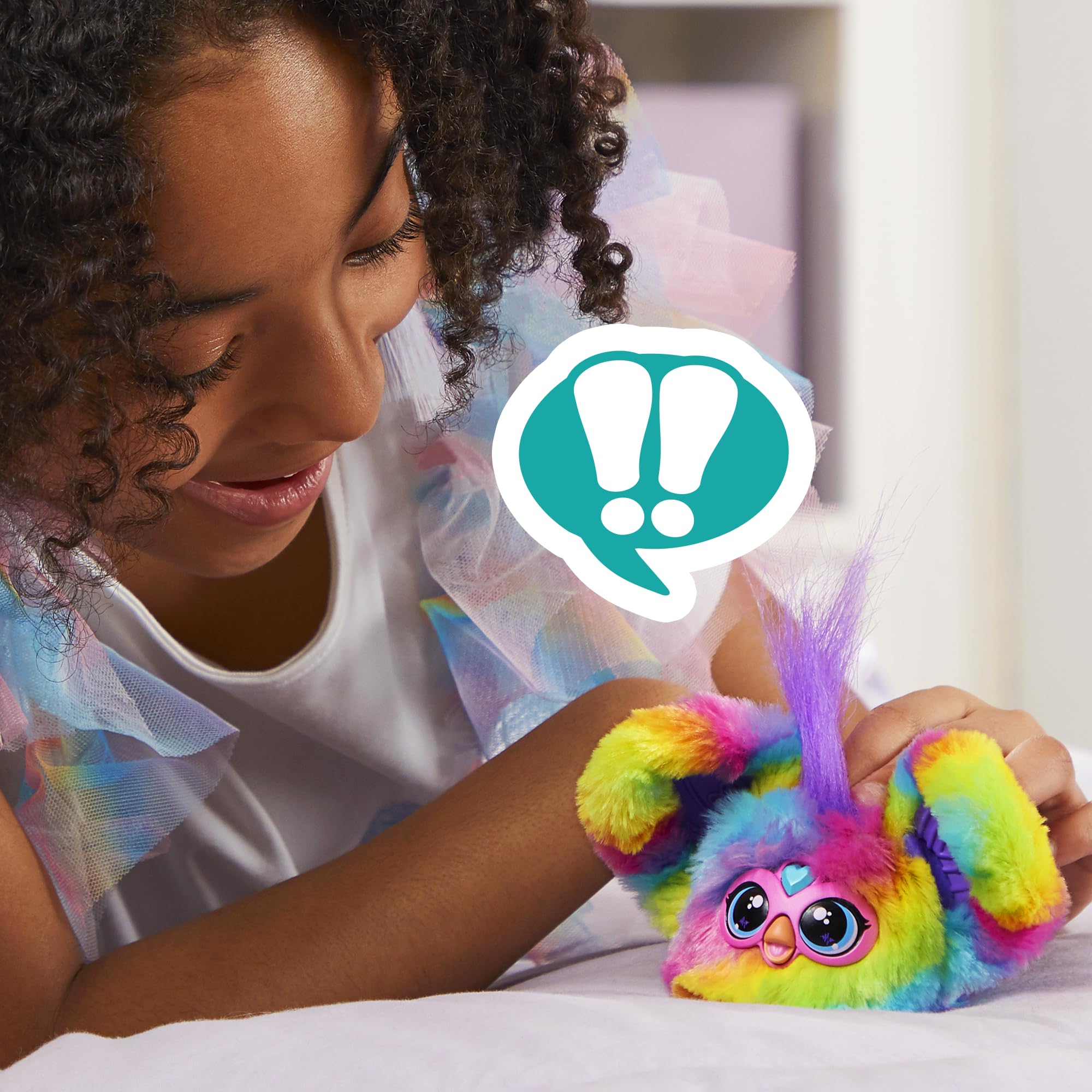 Furby Ray-Vee Furblets Series 1 - Mini Electronic Plush Toy with Sounds, Interactive Talking Collectible for Kids 5