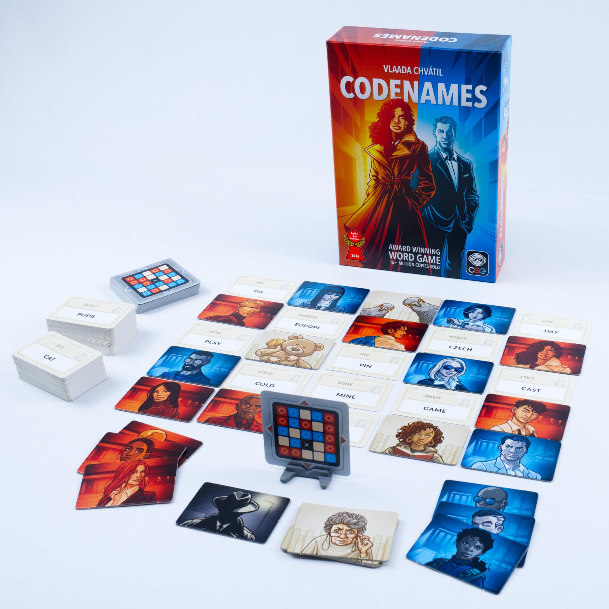 CGE Czech Games Edition Codenames (2025 Edition) Board Game for Kids, Teens, Adults