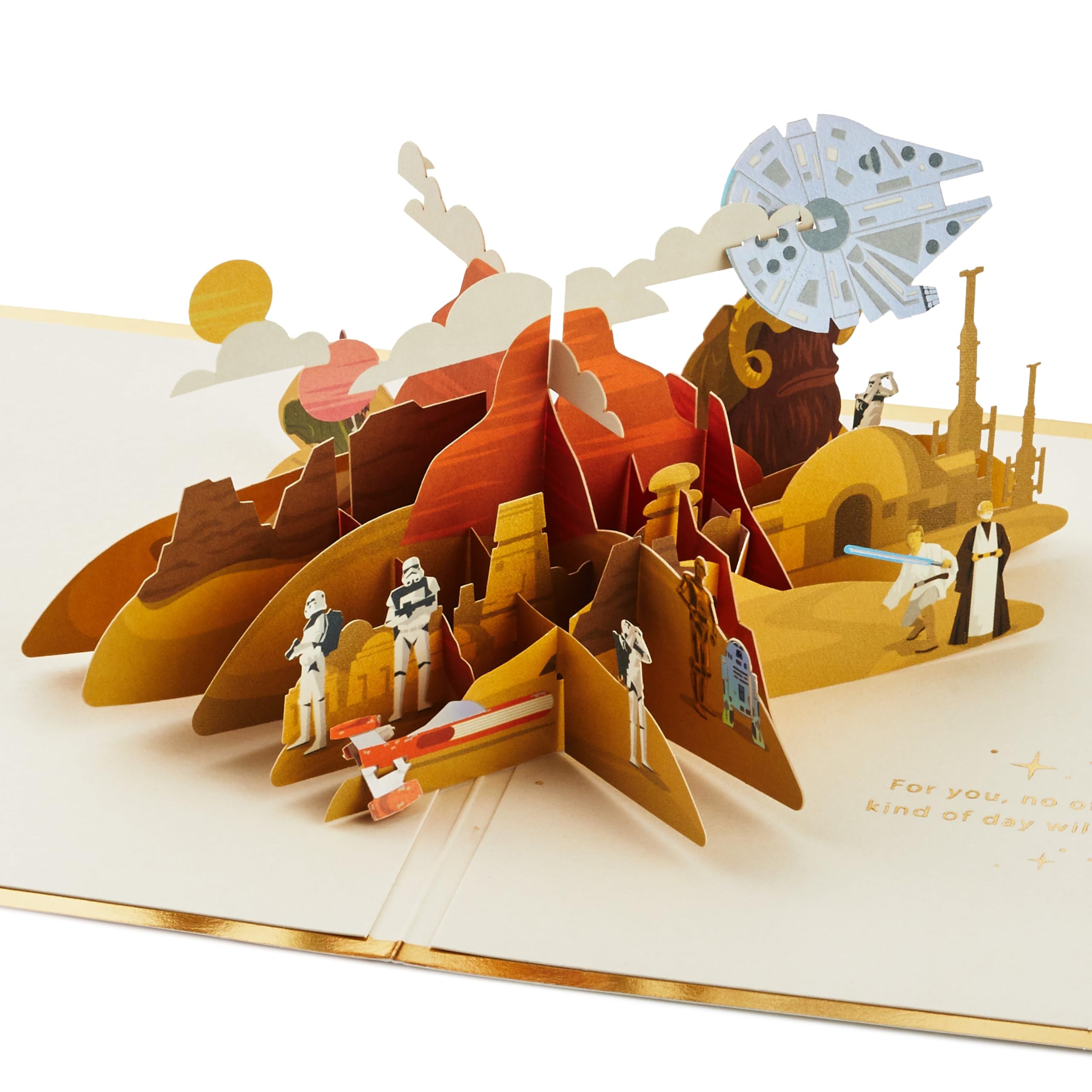 Hallmark Star Wars 3D Pop-Up Any Occasion Card | Birthday, Father's Day | Recyclable 1