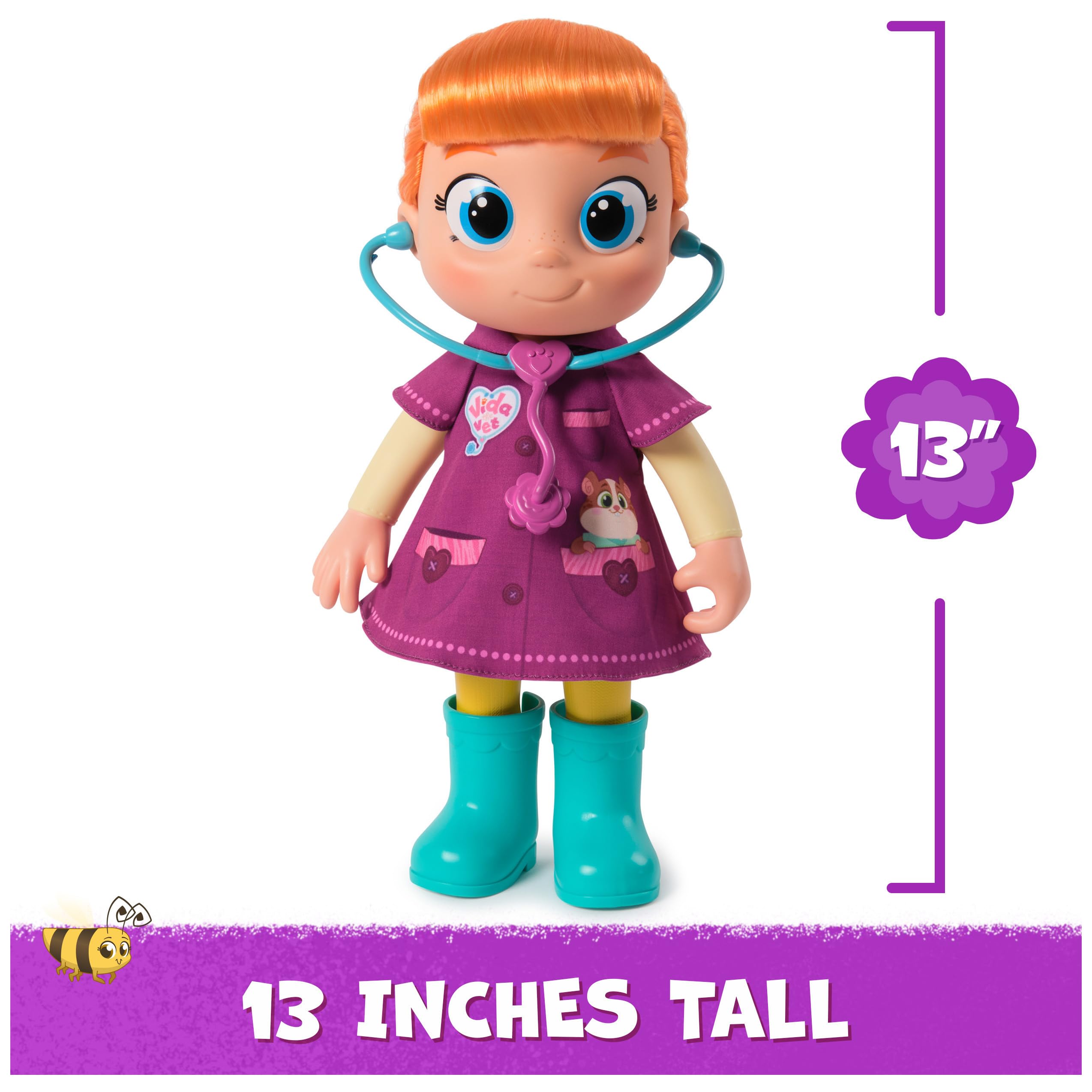 Vida the Vet Toddler Doll - 33cm Articulated Playset for Kids 3+ 15