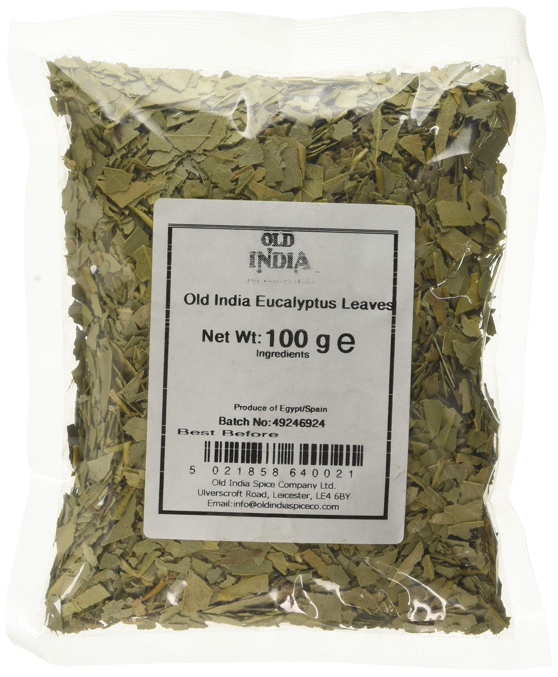 Old India Eucalyptus Leaves - 100g Natural Indian Seasoning | Additive & GMO Free