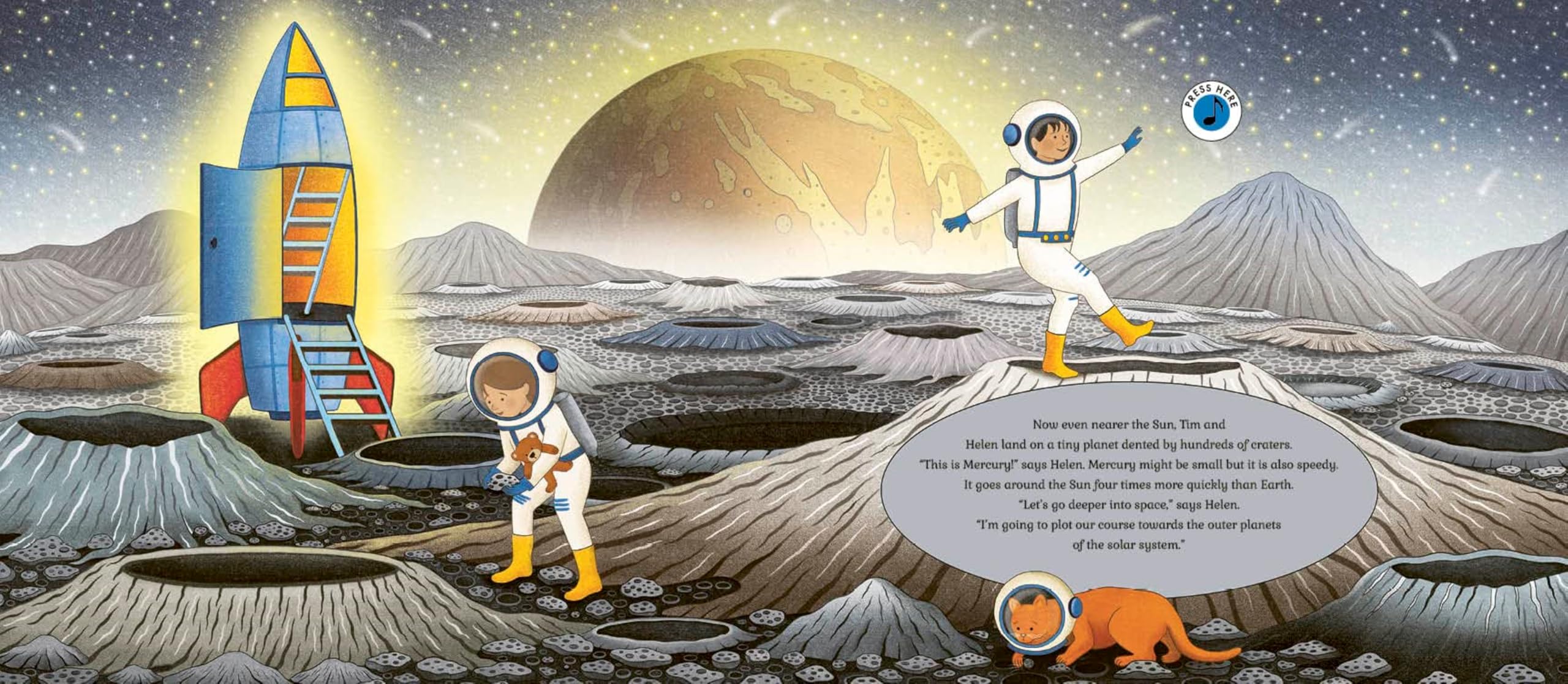 Frances Lincoln The Story Orchestra: The Planets Picture Book | Hardcover | Ages 3-5 6
