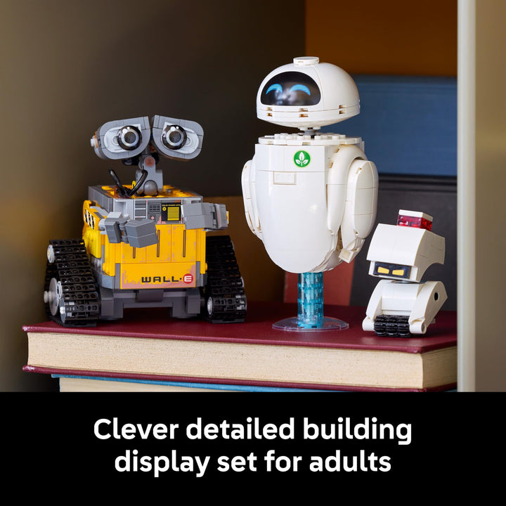 LEGO Disney Pixar WALL-E and EVE Building Set - 811-Piece Display Model for Adults
