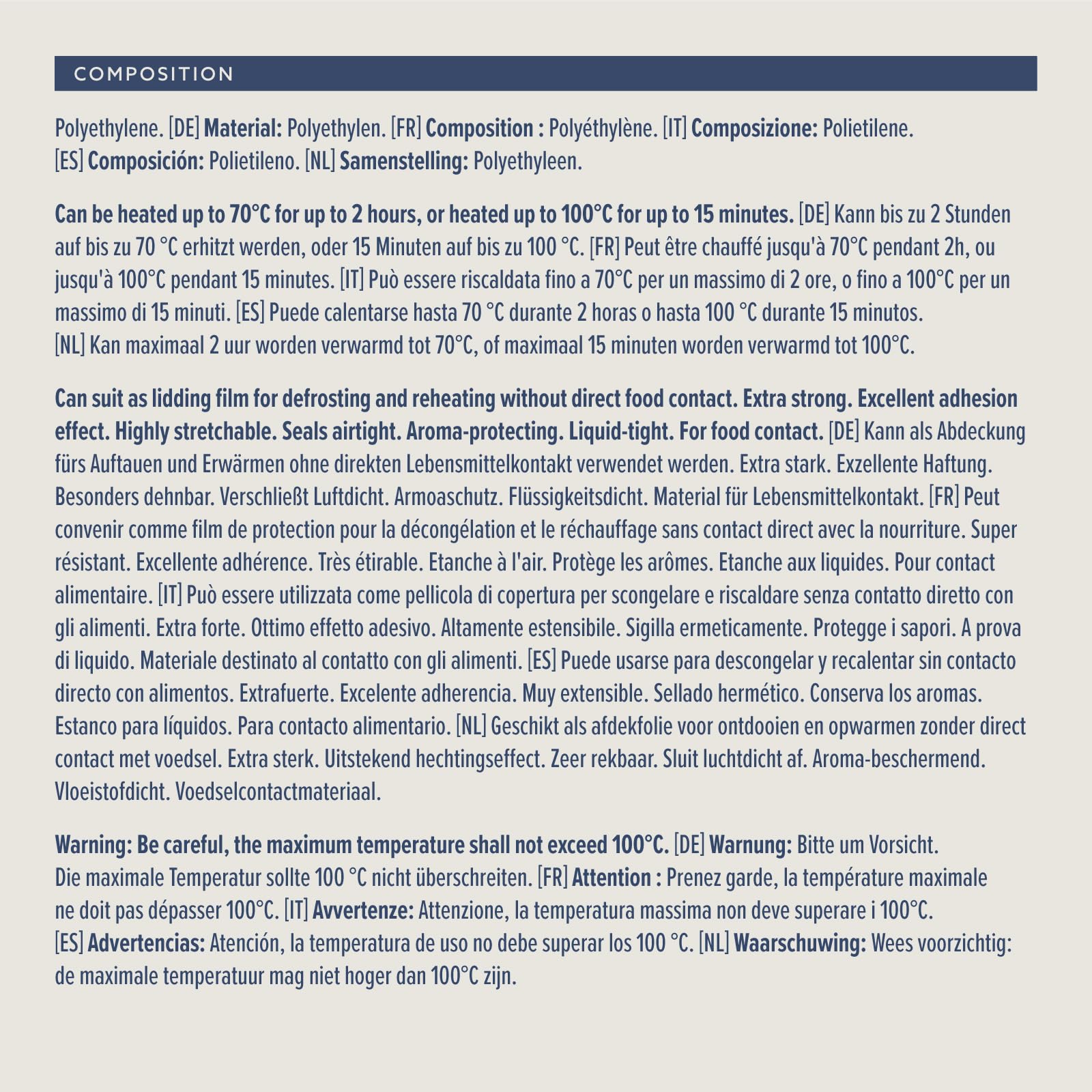 by Amazon Cling Film, 75m x 29cm - Extra Strong PVC-Free Food Wrap 4