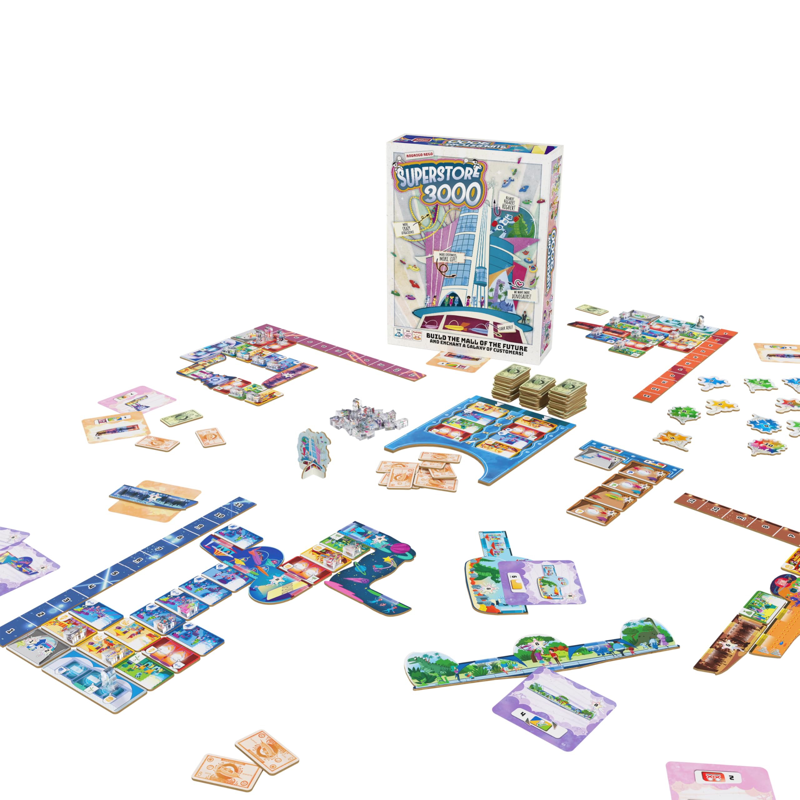Space Cowboys Superstore 3000 Board Game | Ages 10+ | 2-4 Players | 30-45 Min 2