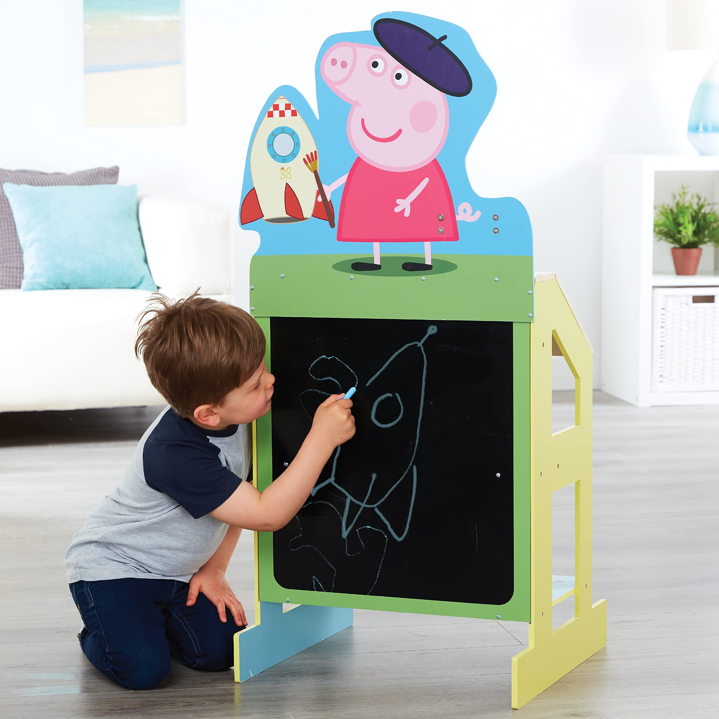 Peppa Pig Speel en teken houten schildersezel 7
