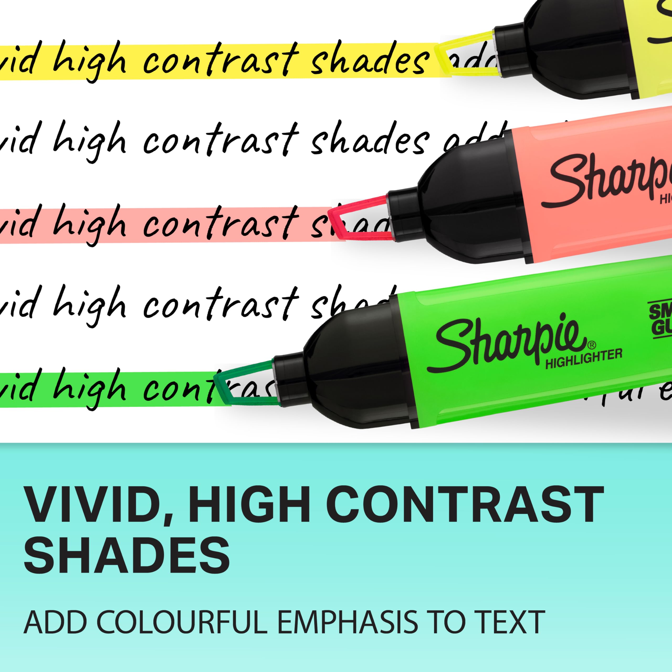 Sharpie Clear View Highlighters - See-Through Tip, Chisel Tip, Quick-Drying Ink | 8 Pack 5