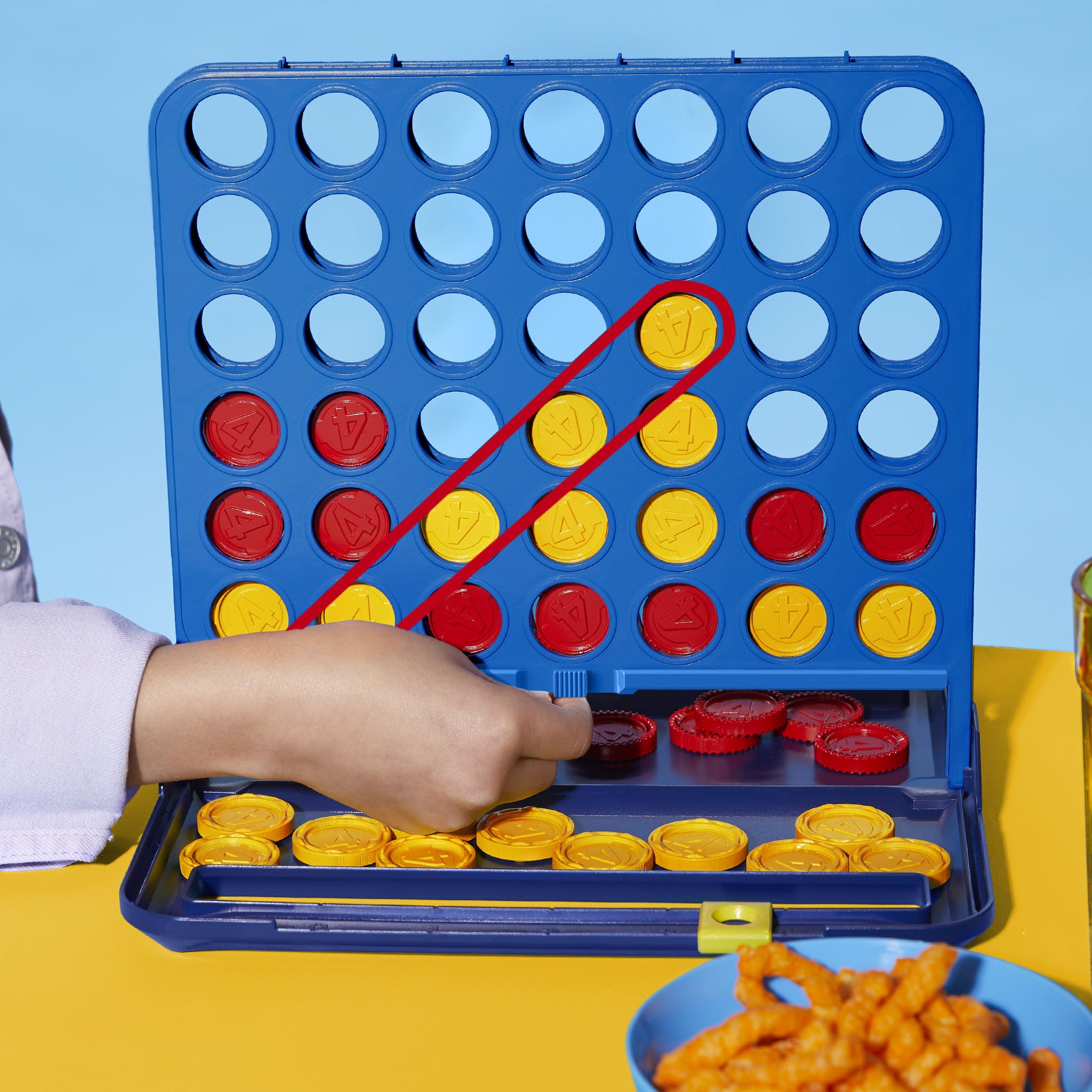 Hasbro Gaming Connect 4 Game - All-in-1 Storage Case | Score Tracker | Ages 6+ | 2 Players 8