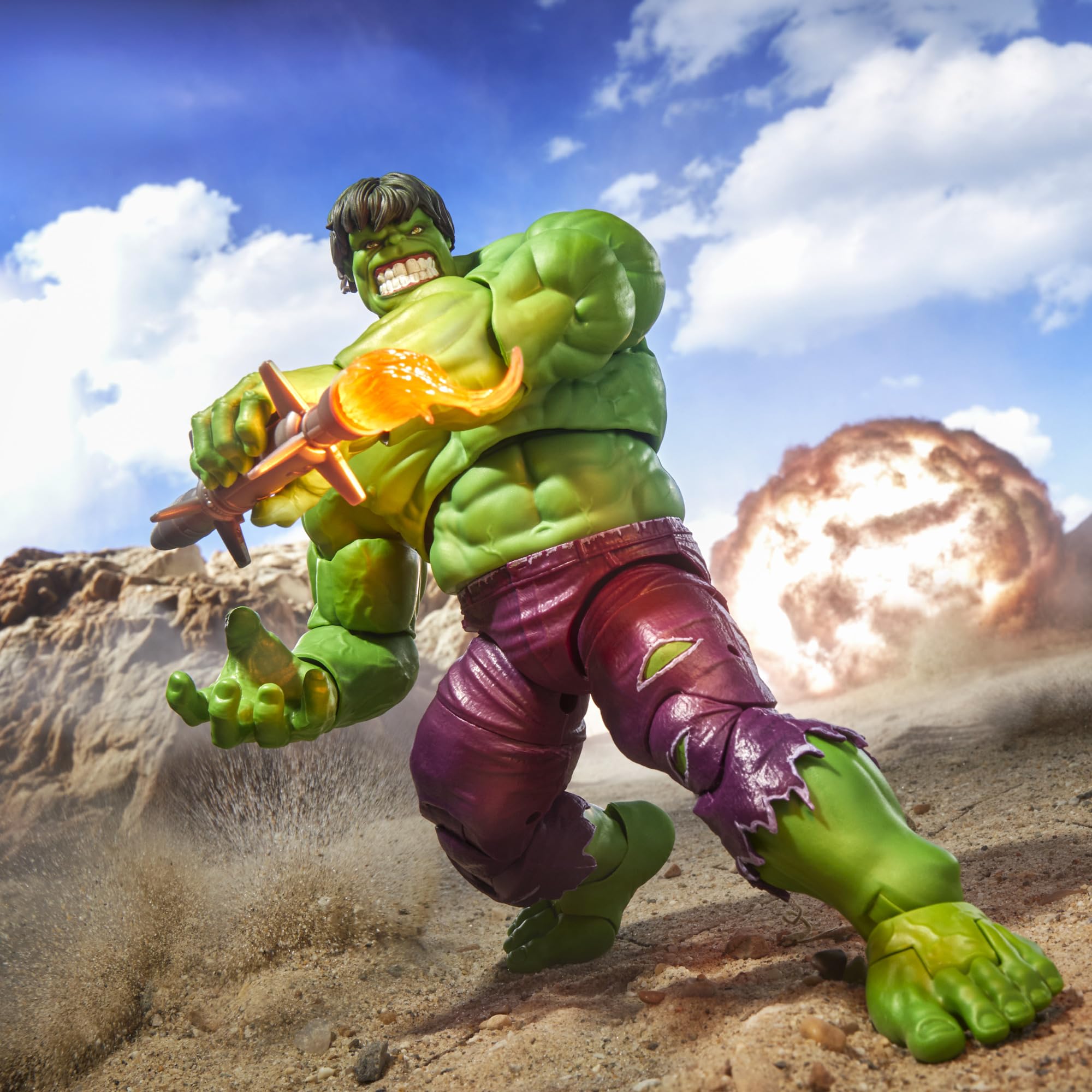 Marvel Hulk Action Figure - 8.5 Inch Scale | 30 Points of Articulation | 11 Accessories 3