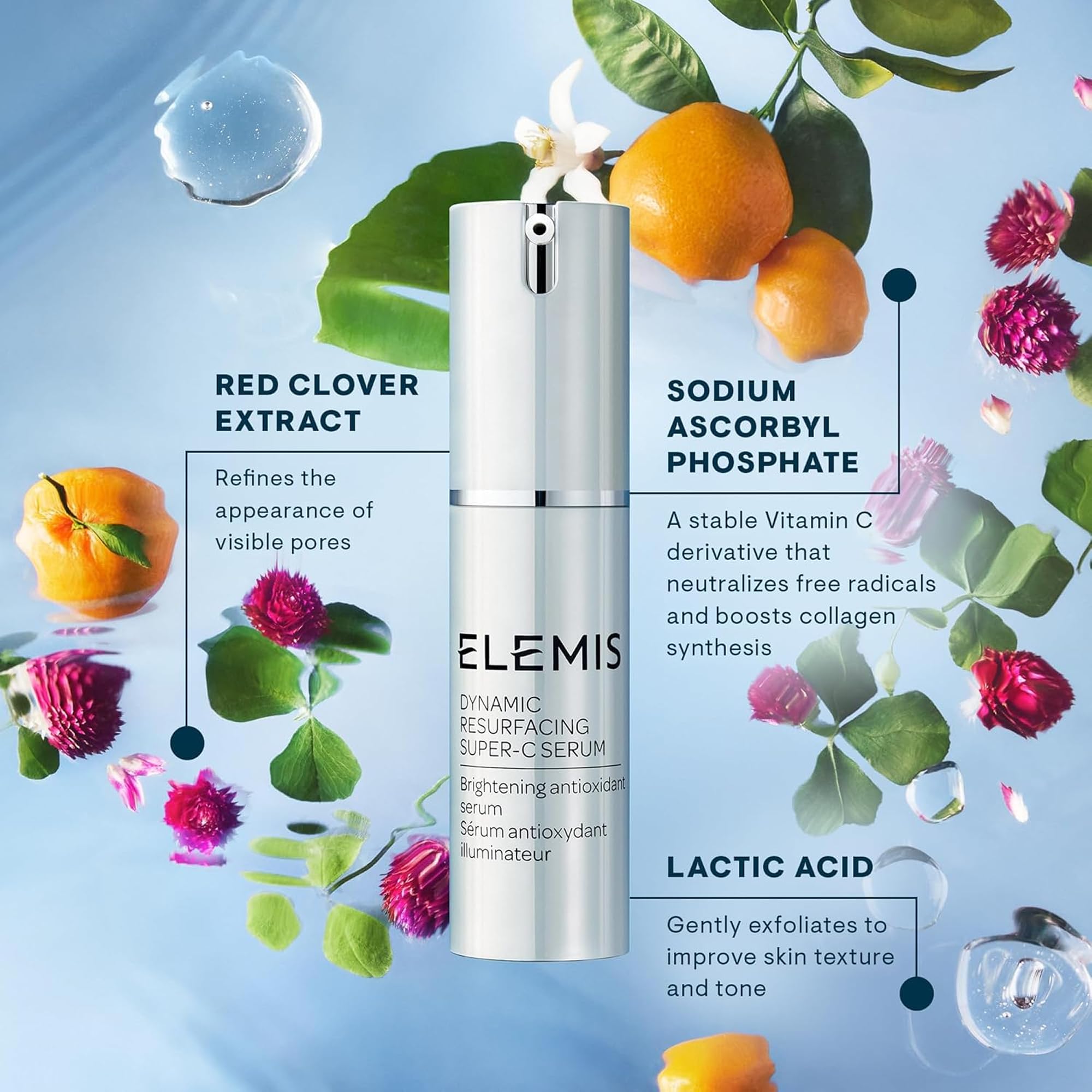 Elemis Dynamic Resurfacing Super-C Serum - Brightening Antioxidant Vitamin C | 30ml 6