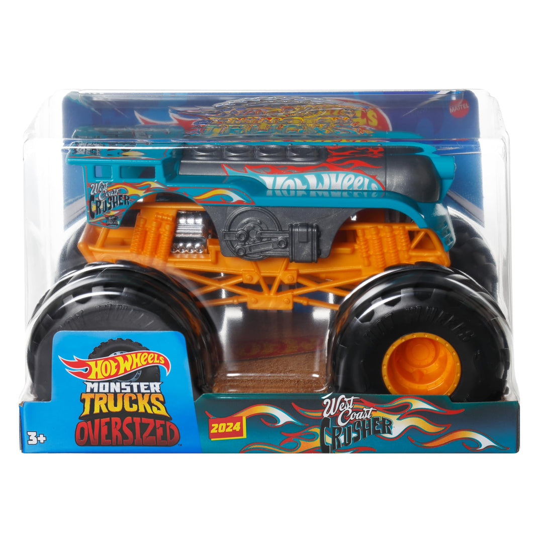 Hot Wheels Monster Truck Vehicle - 1:24 Scale Die-Cast Truck for Kids 3+