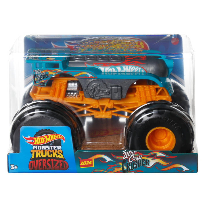 Hot Wheels Monster Truck Vehicle - 1:24 Scale Die-Cast Truck for Kids 3+