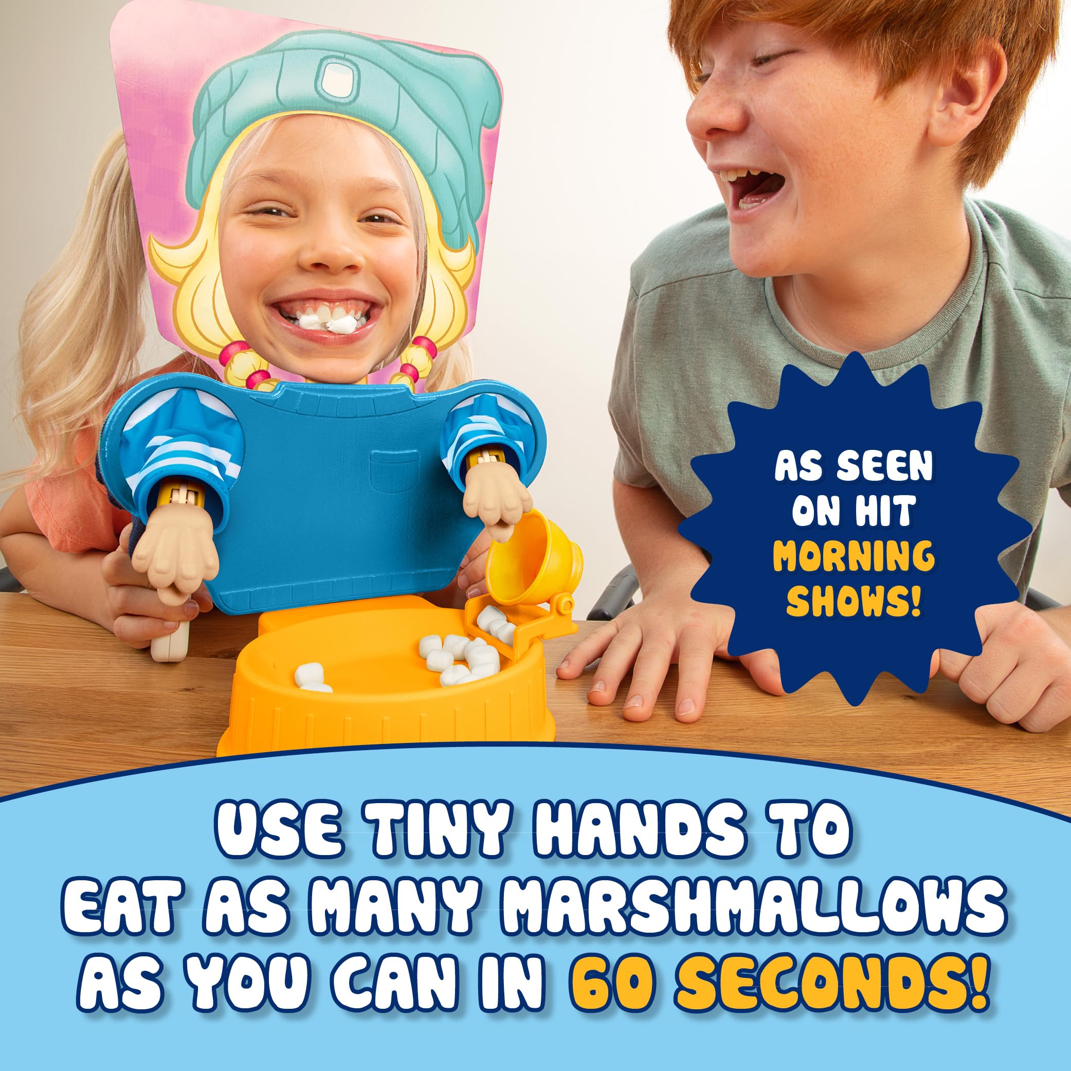 Goliath Marshmallow Madness - Hilarious Tiny Hands Party Game for Ages 8+ | 2+ Players 2