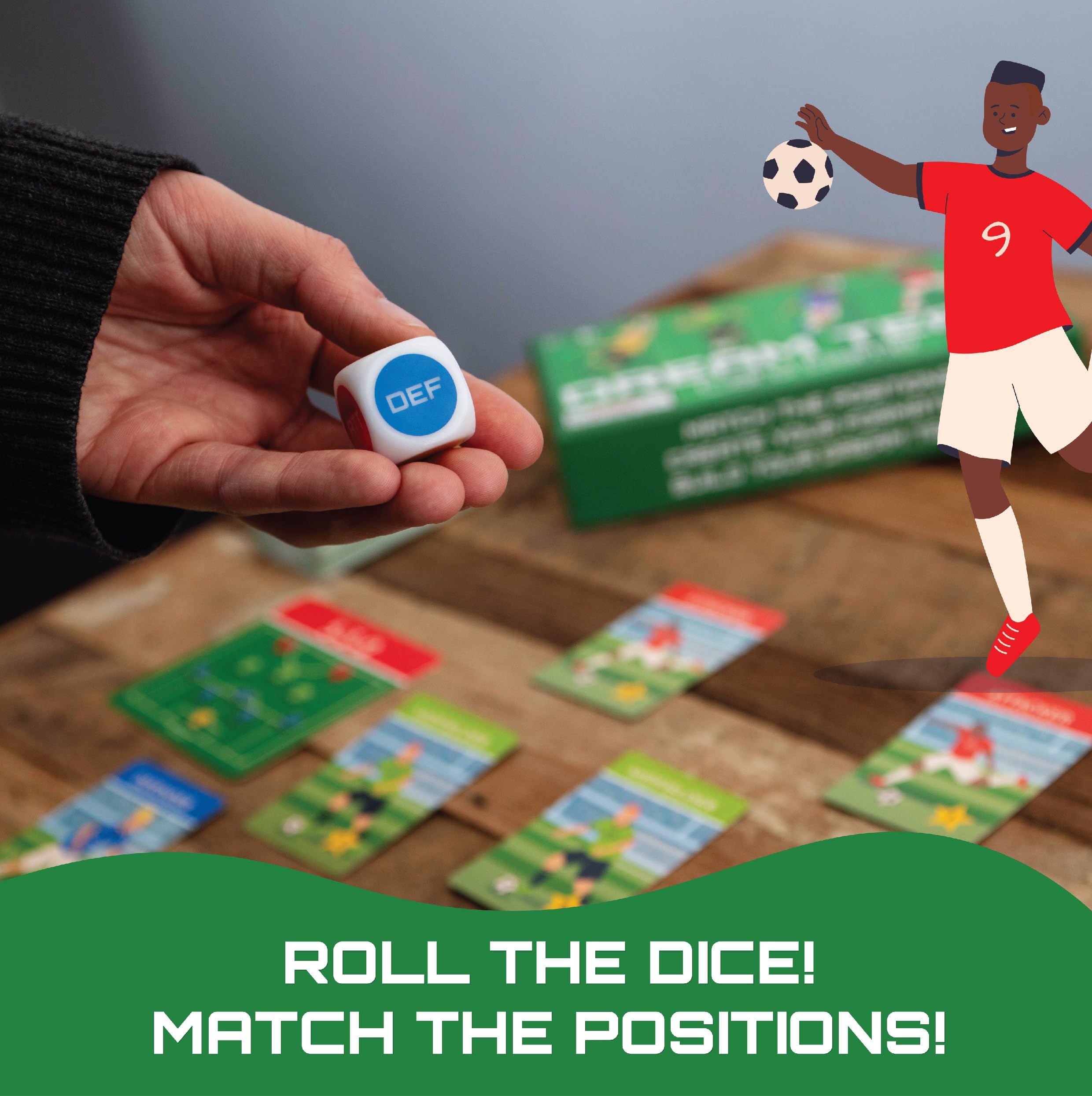 Boxer Gifts Dream Team Football Card Game for Kids 9