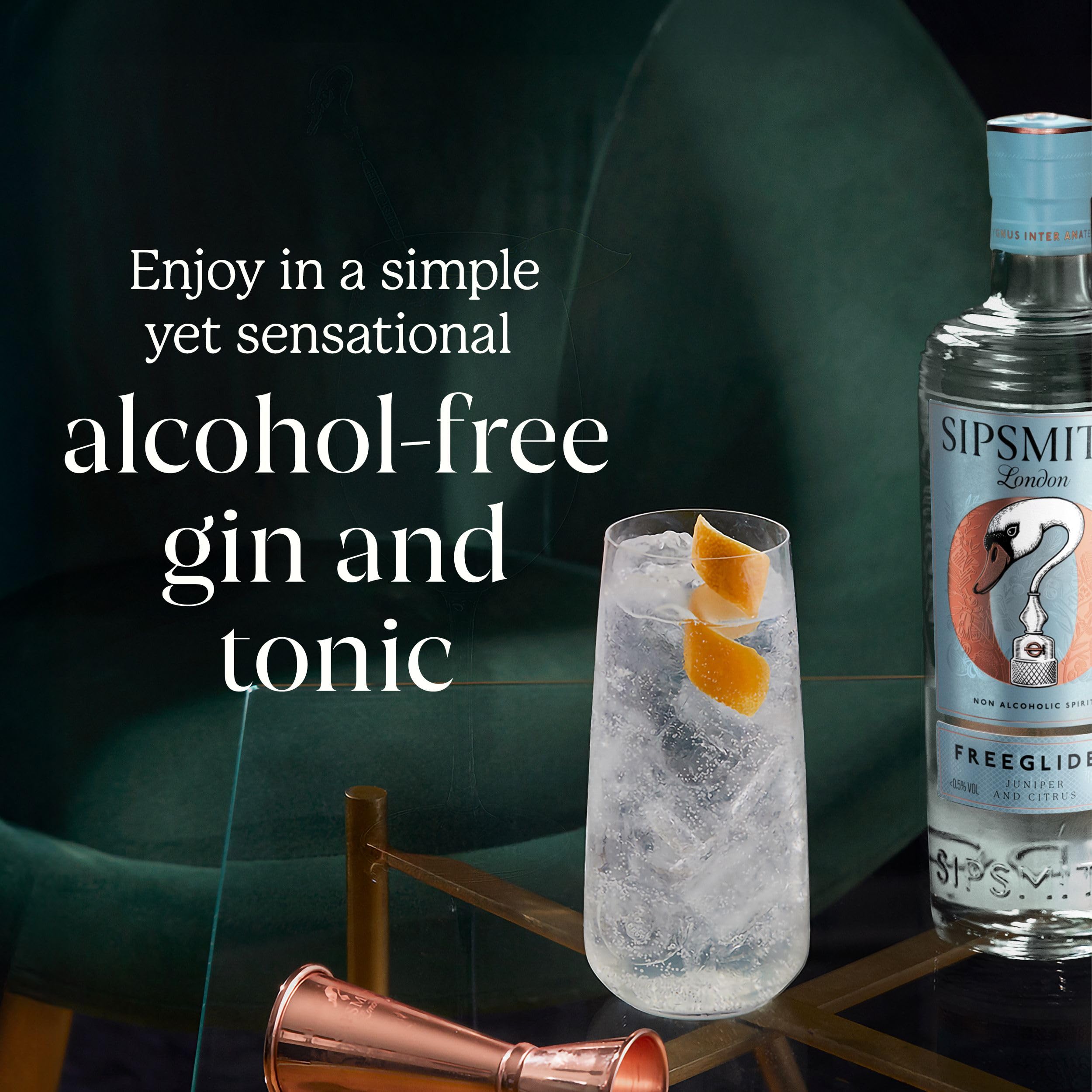 Sipsmith FreeGlider Non-Alcoholic Spirit Alternative - Crafted with Distilled Botanicals | 70cl 4