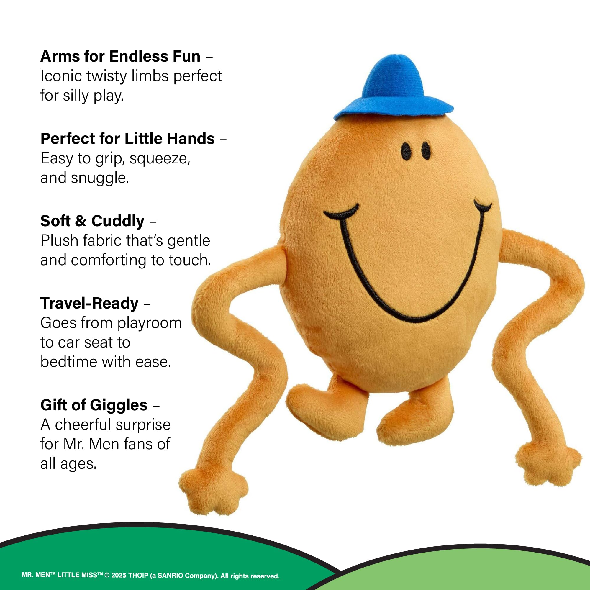 Rainbow Designs Mr Tickle Plush Toy - Bendable Arms | 18 cm x 20 cm x 5 cm | Unisex Children 3