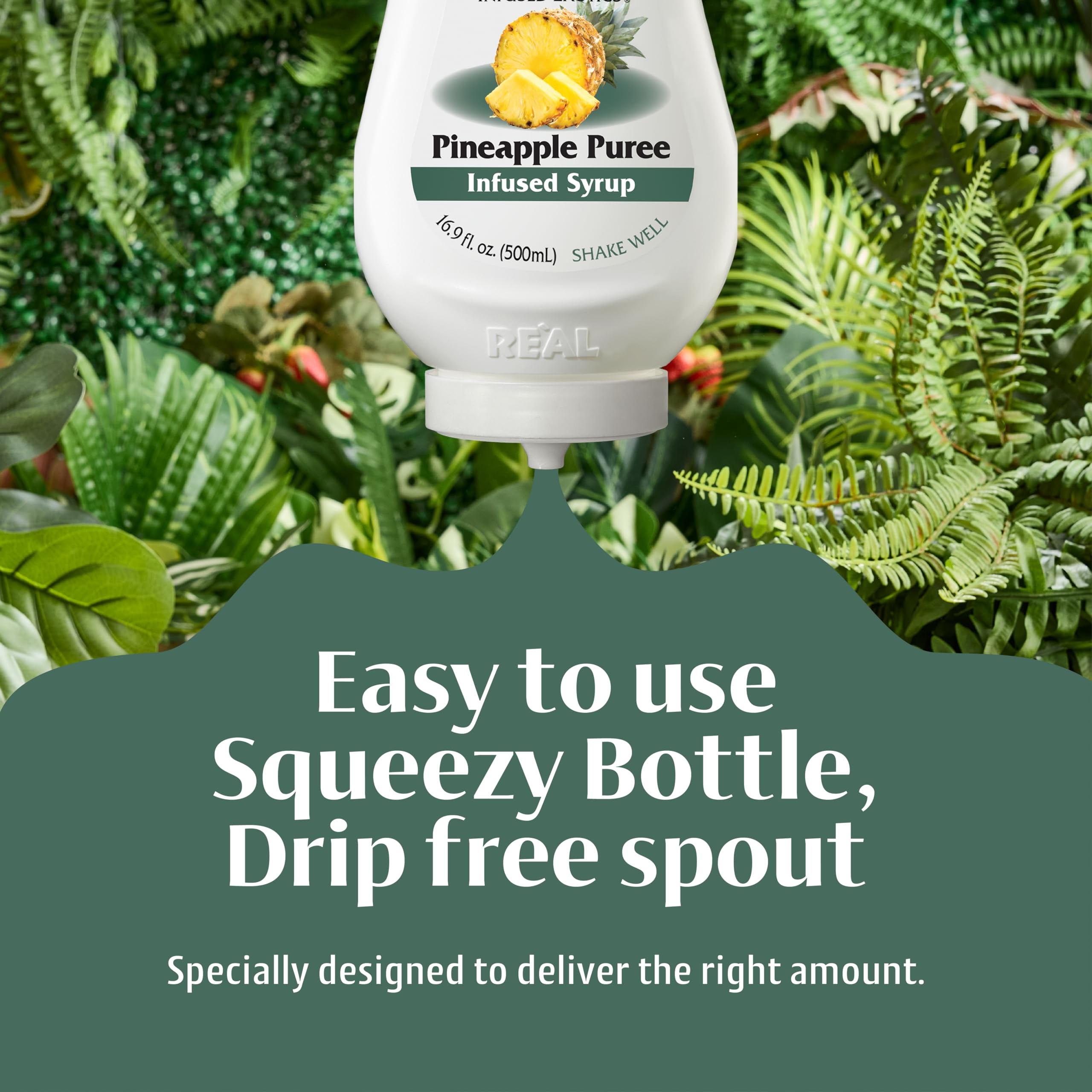Reàl Infused Exotics Pineapple Syrup - 40% Real Fruit Puree | 500 ml | Gluten Free, Vegan 4