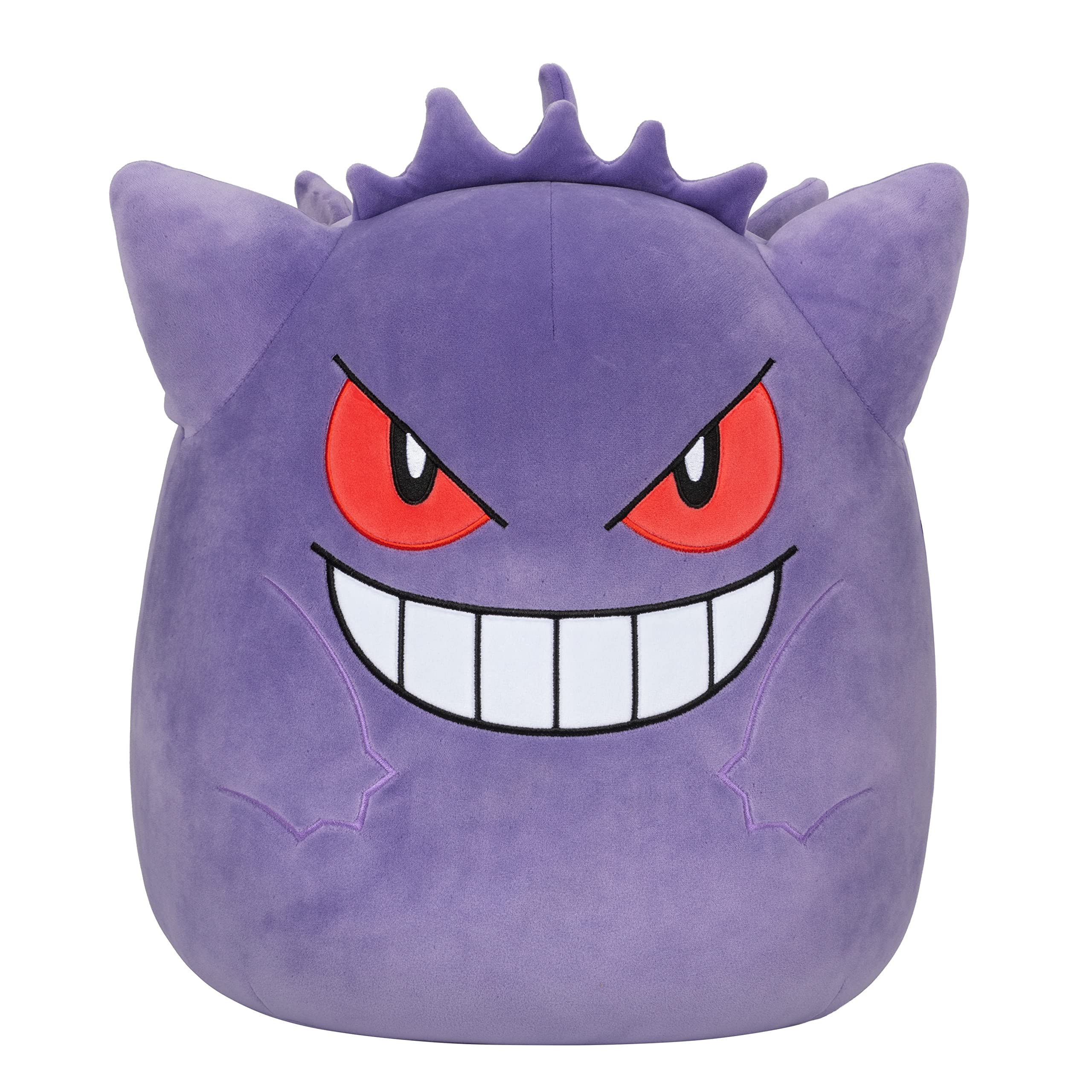 Pokémon Gengar Squishmallows Stuffed Animal - 10-Inch, Purple, Ultra-Soft