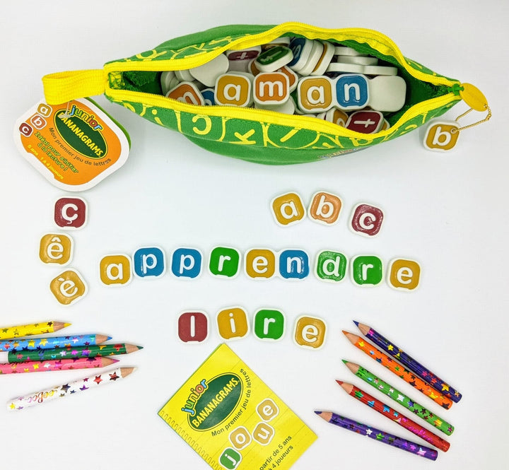 BANANAGRAMS My First Set of Letters 91098 French Version Green