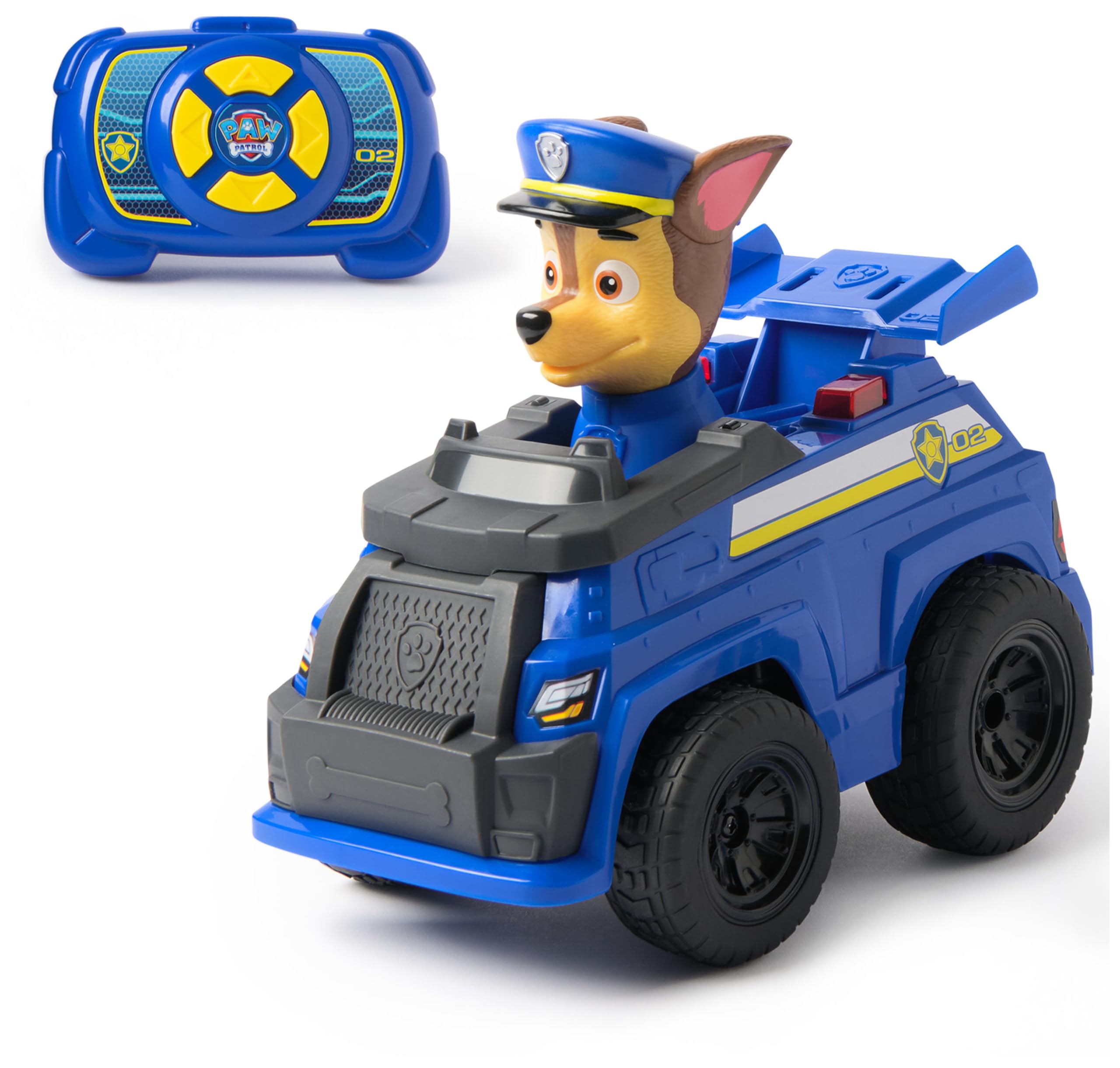 Paw Patrol Chase RC Action Cruiser - Remote Control Car with LED Lights, Ages 3-9 1