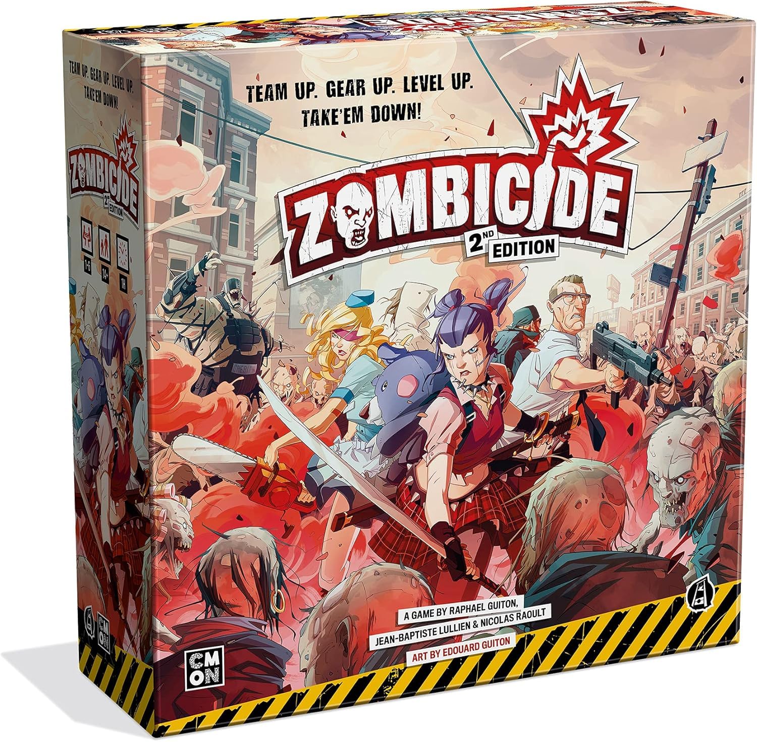 CMON Zombicide 2nd Edition Board Game | 1 to 6 Players | Ages 14+ | 60 Minute Playtime