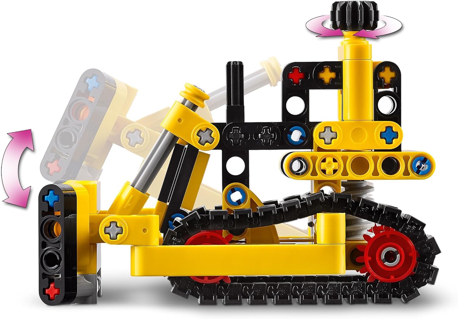 LEGO Technic Heavy-Duty Bulldozer 42163 - Construction Vehicle Toy for Kids 7+ 3