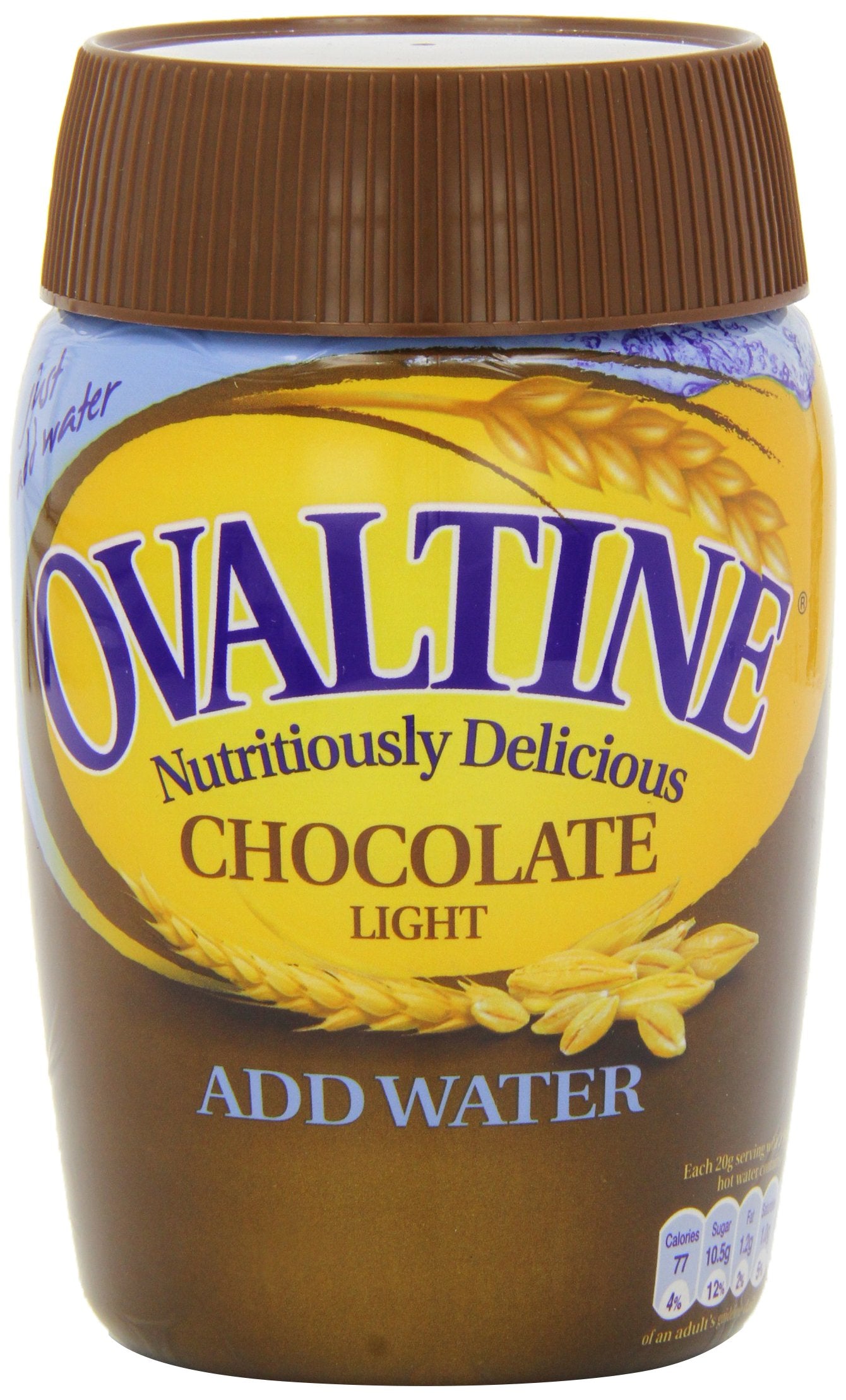Ovaltine Chocolate Light Malted Drink Powder - 300g