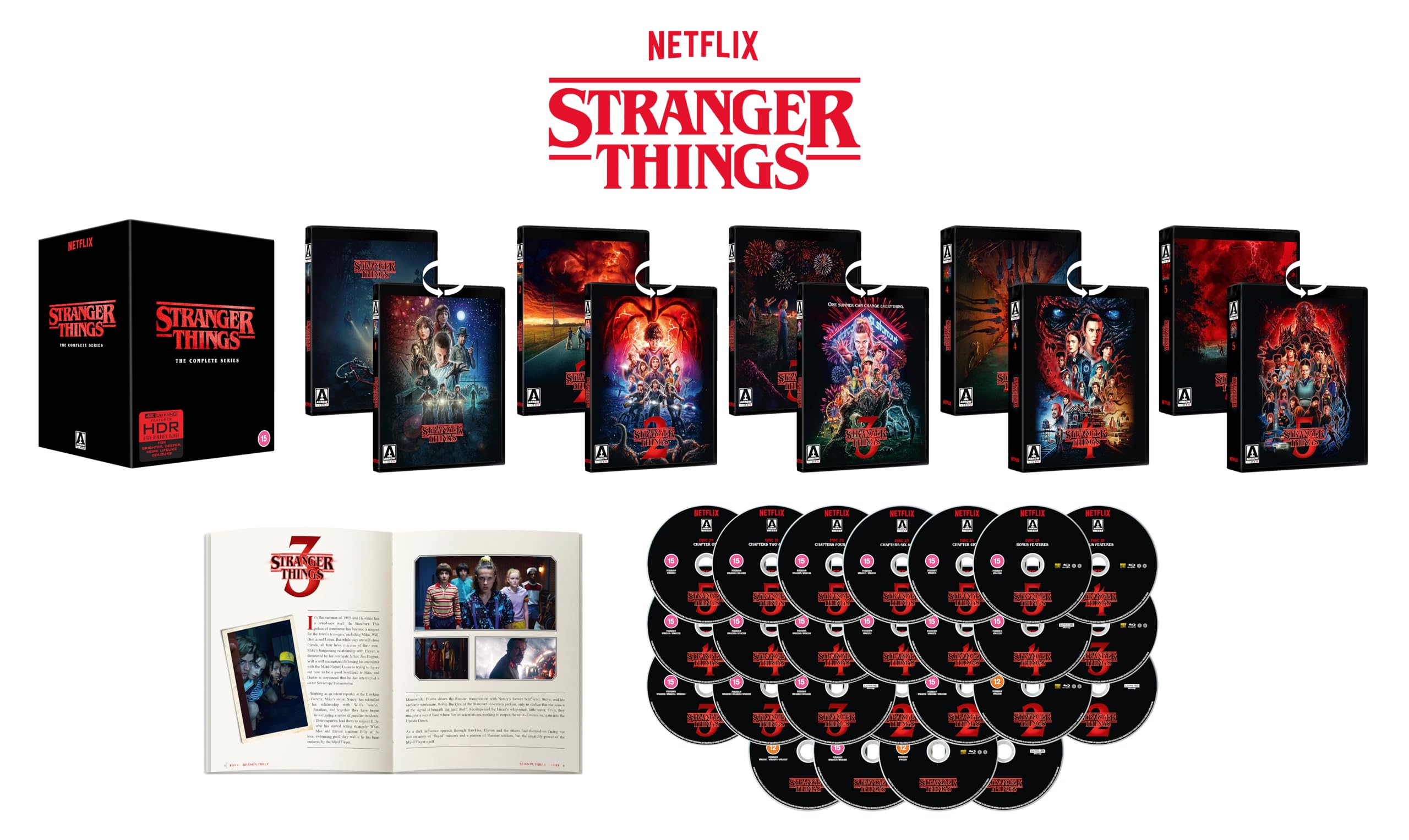 Stranger Things: The Complete Series 4K UHD [Blu-ray] [Region Free] 1