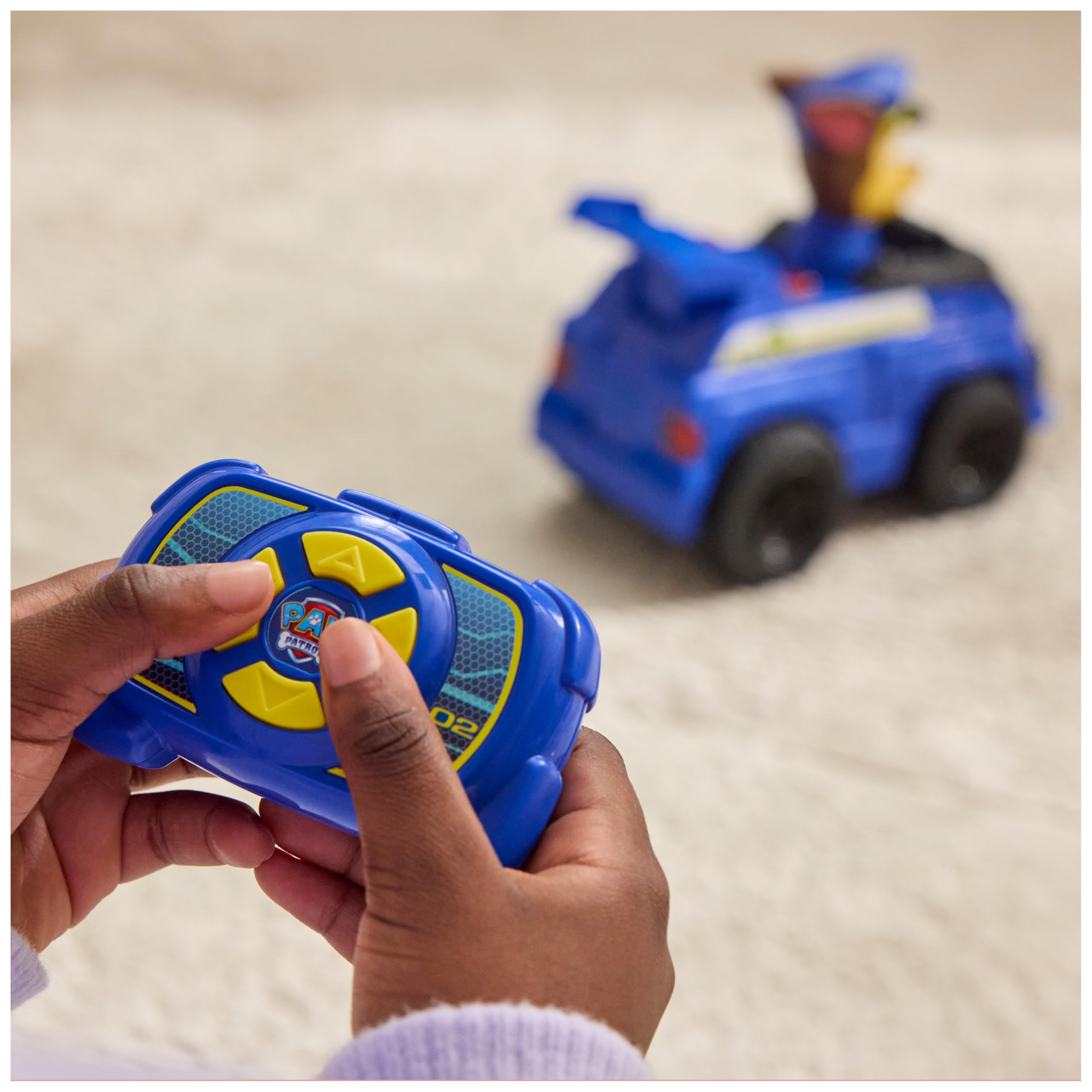 Paw Patrol Chase RC Action Cruiser - Remote Control Car with LED Lights, Ages 3-9 5