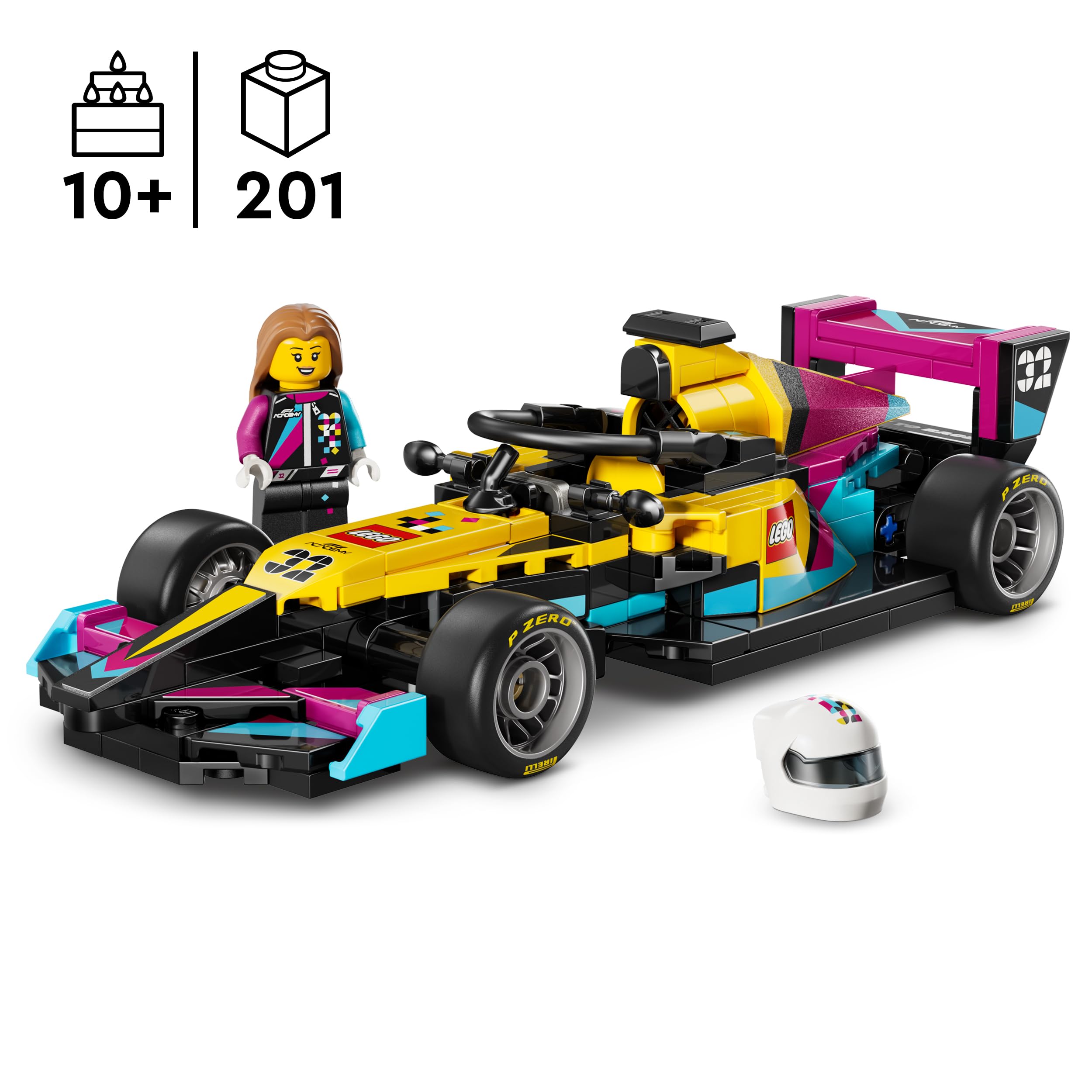 LEGO Speed Champions F1 ACADEMY Race Car Toy Model Kit 77258 | Ages 10+