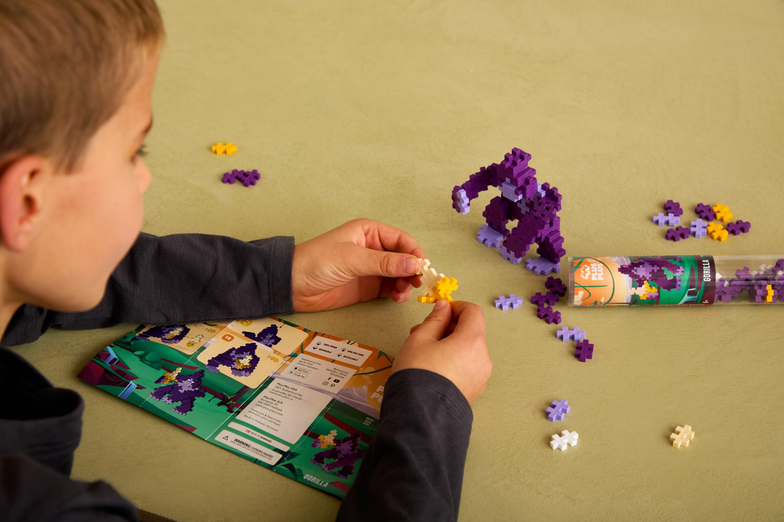 PLUS PLUS Building Blocks Toy - Creative 100-Piece Set for Ages 5+ 7