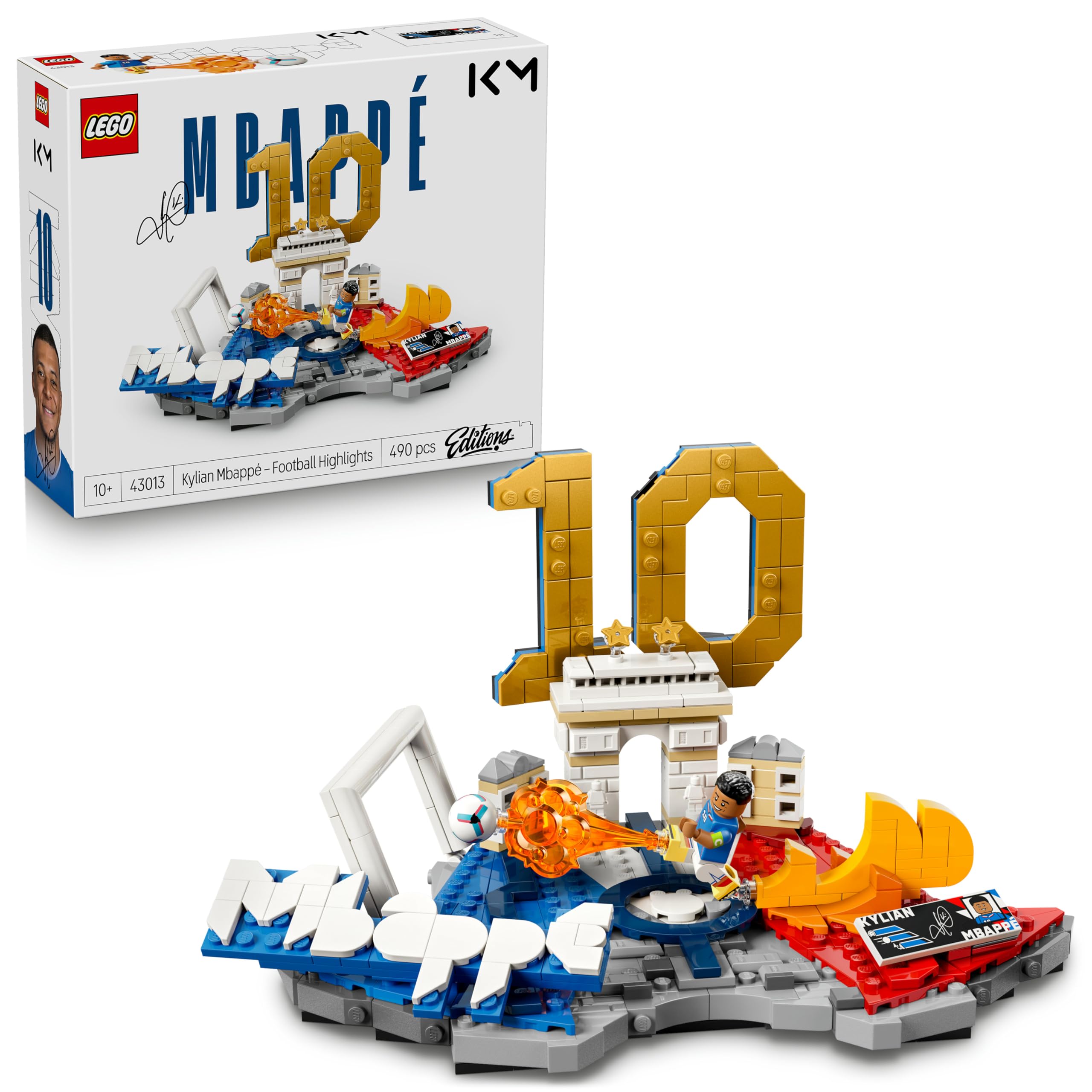 LEGO Editions Kylian Mbappé – Football Highlights Building Set 43013 | Ages 10+ 1