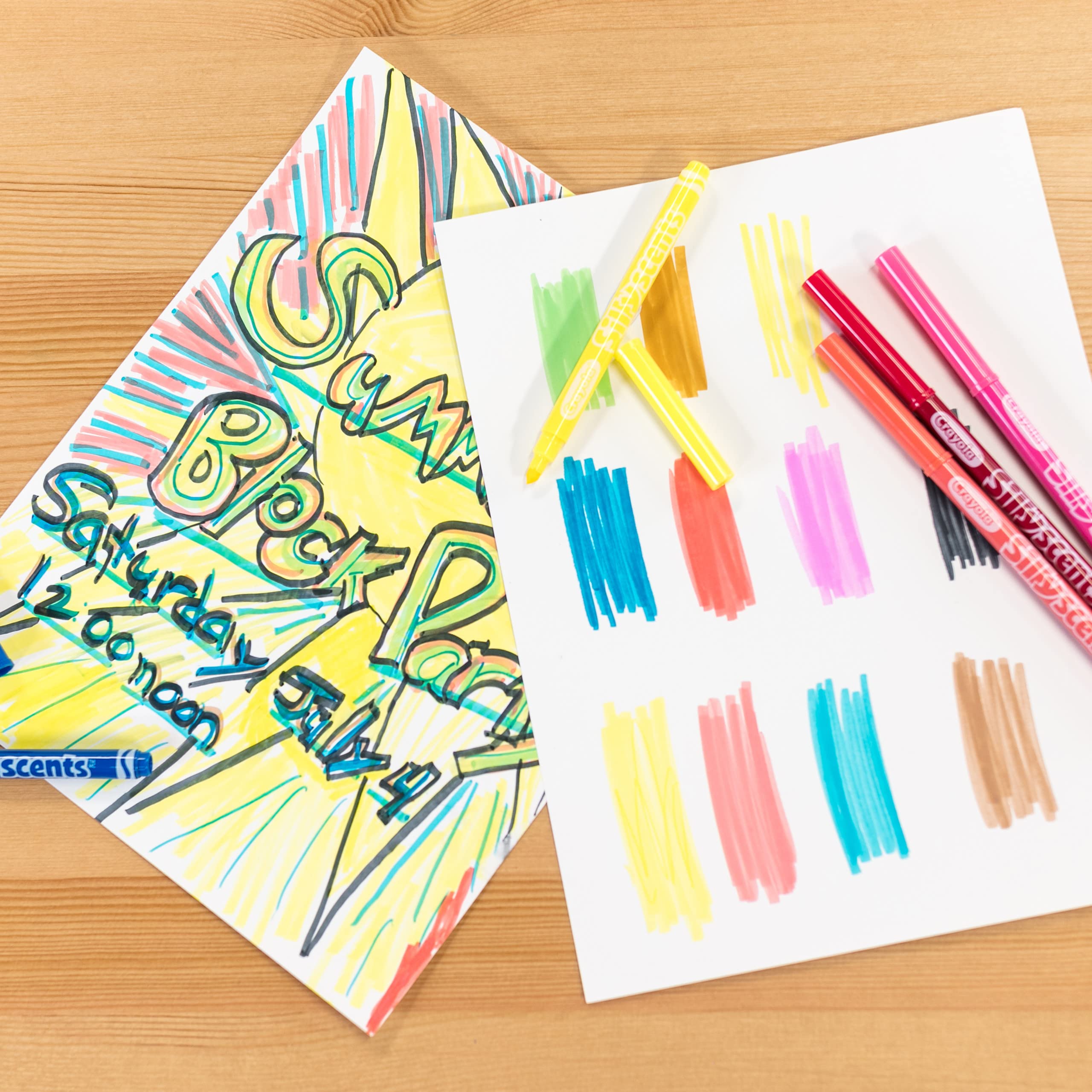 CRAYOLA Silly Scents Colouring Tub - Over 50 Scented Items | Includes Crayons, Markers, Pencils & Book | Ages 4+ 8