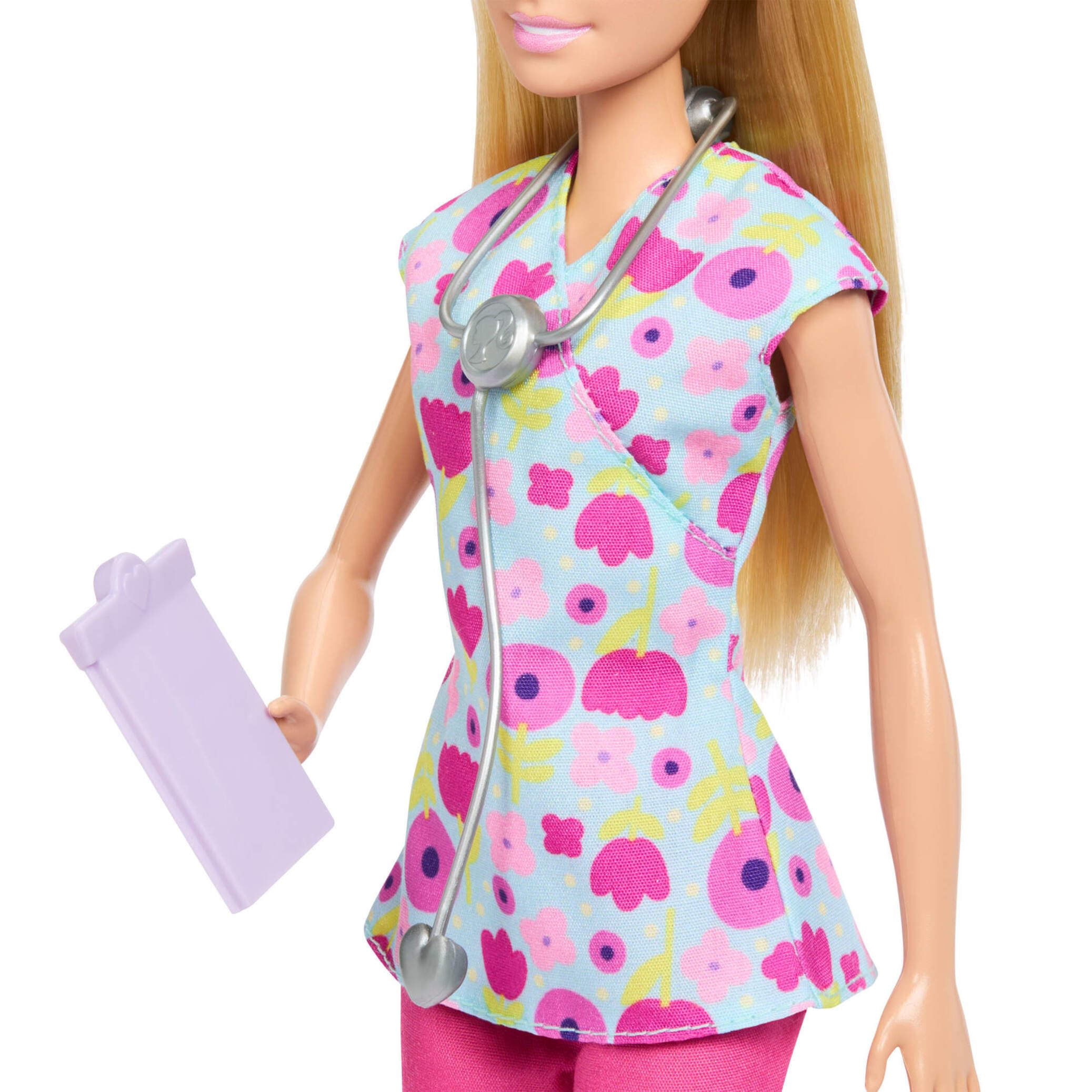 Barbie Careers Baby Doctor Playset with Blonde Doll, 2 Baby Patients | Ages 3+ 3