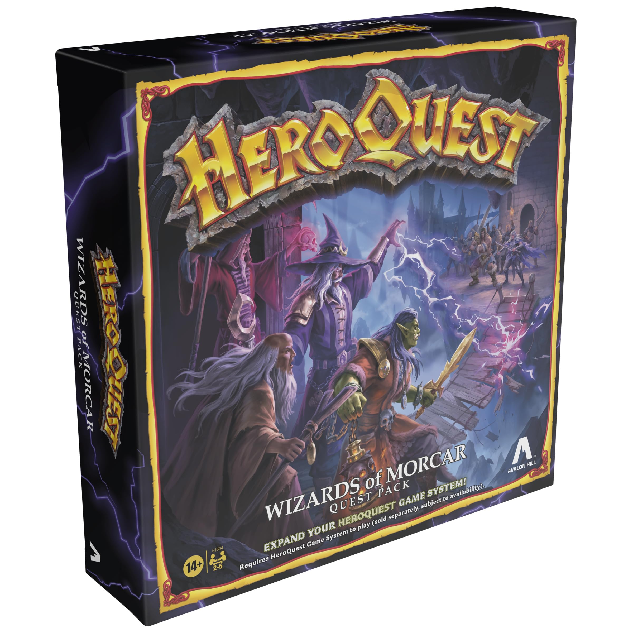 Avalon Hill HeroQuest Wizards of Morcar Quest Pack | 10 Quests | 27 Miniatures | Ages 14+ 8