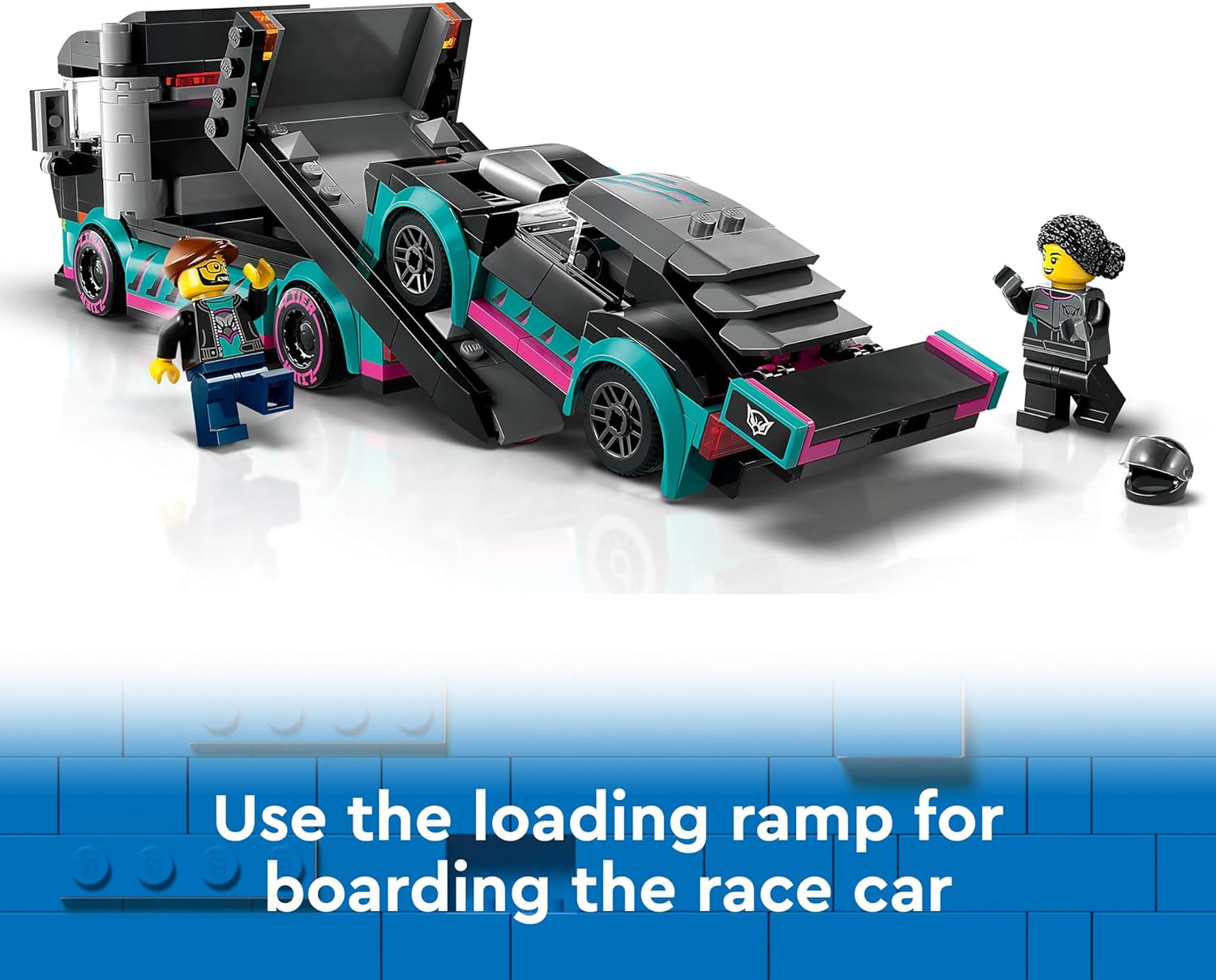 LEGO City Race Car and Car Carrier Truck Toy - Building Set for Ages 6+ 5