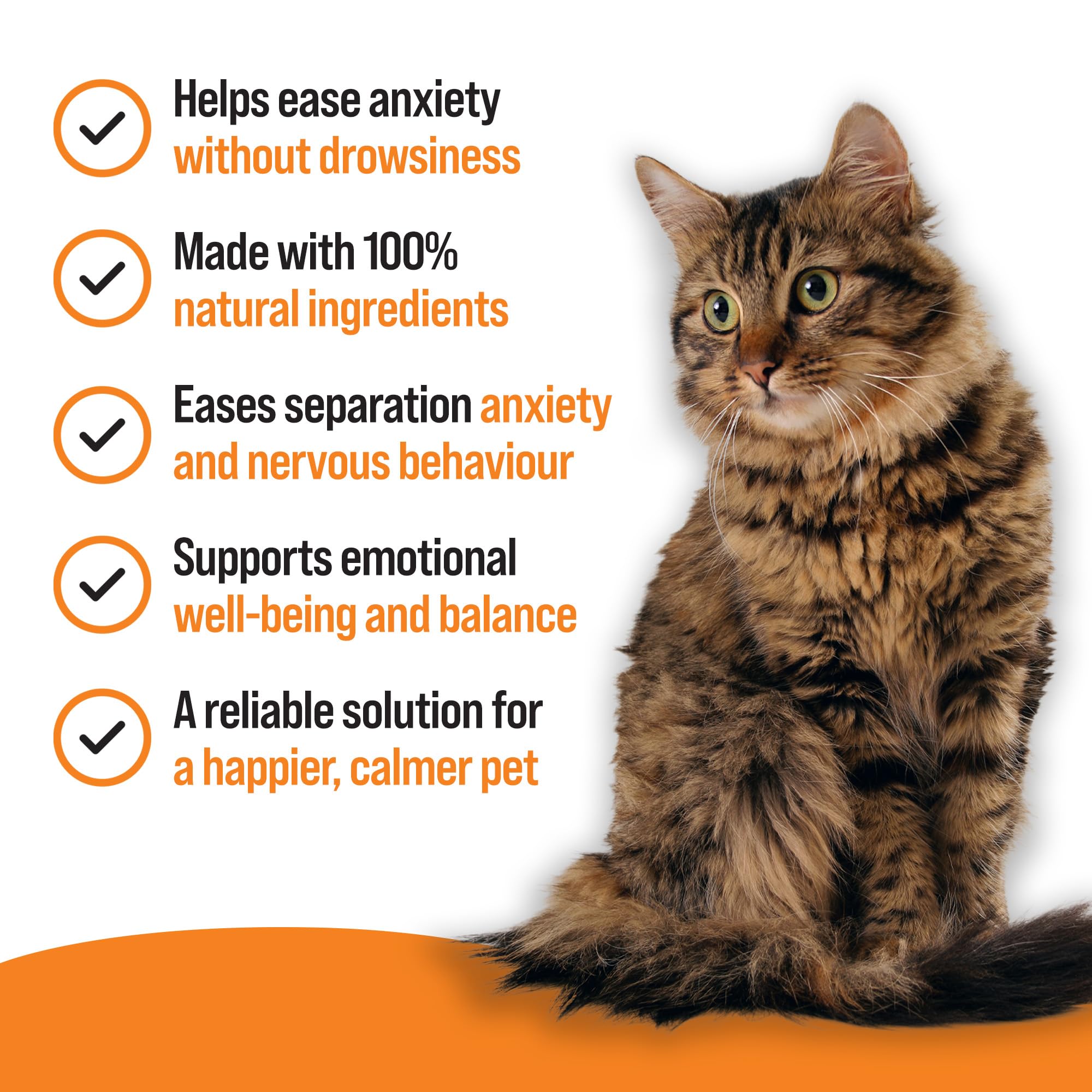 VETIQ Serene Calming Tablets for Cats & Dogs, Helps with Noise, Fireworks, 7