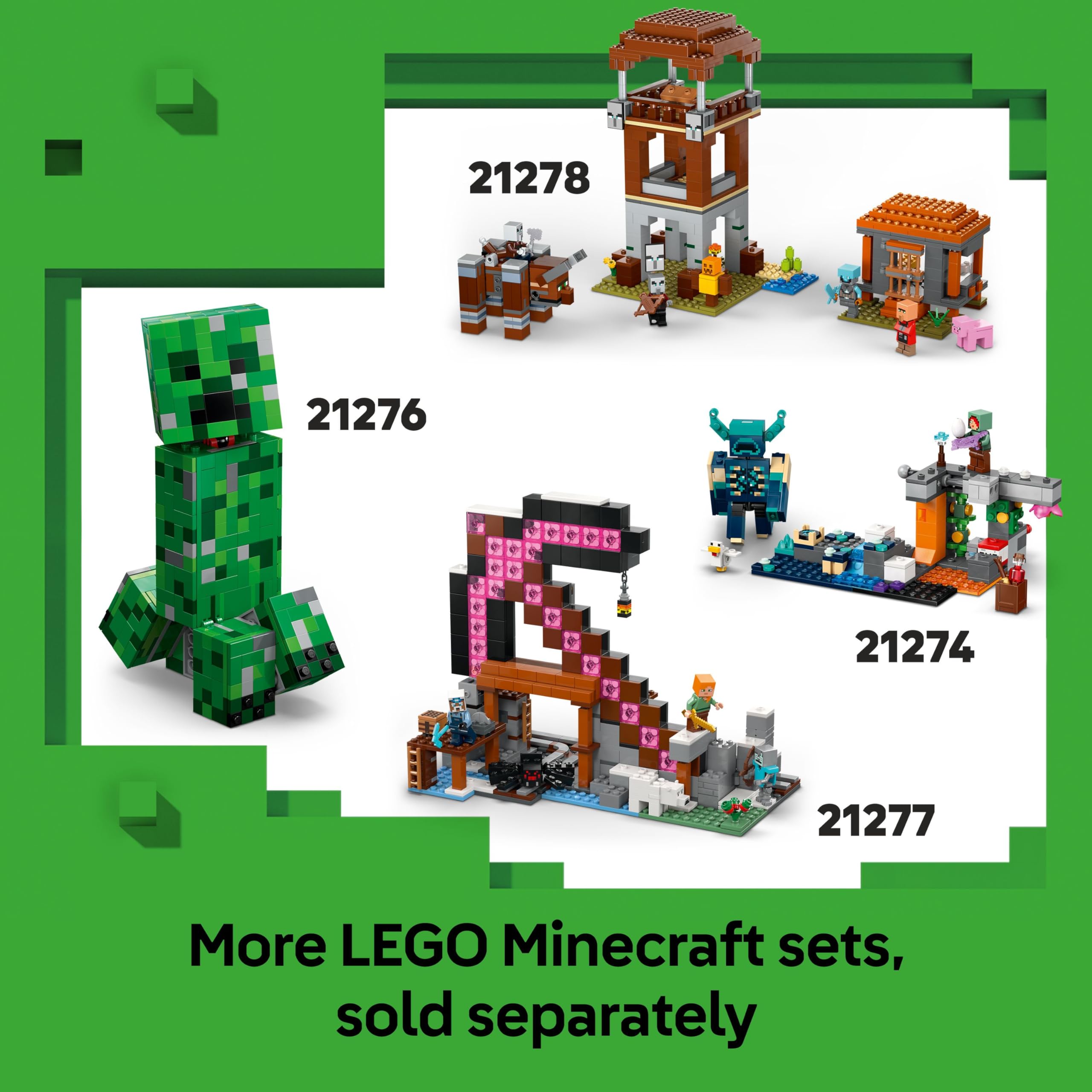 LEGO Minecraft The Enderman Tower 21279 - 2-in-1 Modular Rebuild | Ages 9+ 7