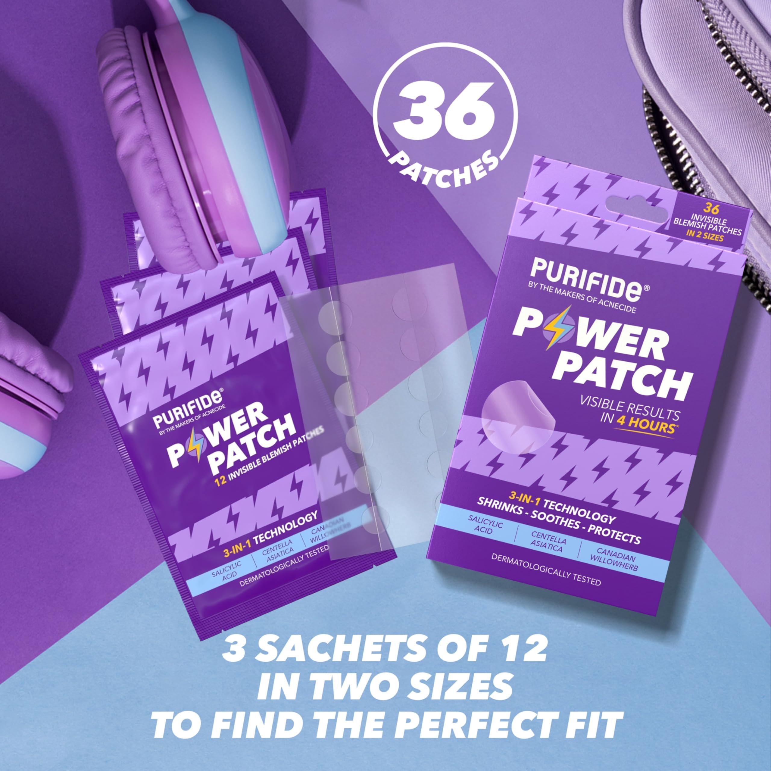 Acnecide - Purifide Power Pimple Patches (36 Count) 8
