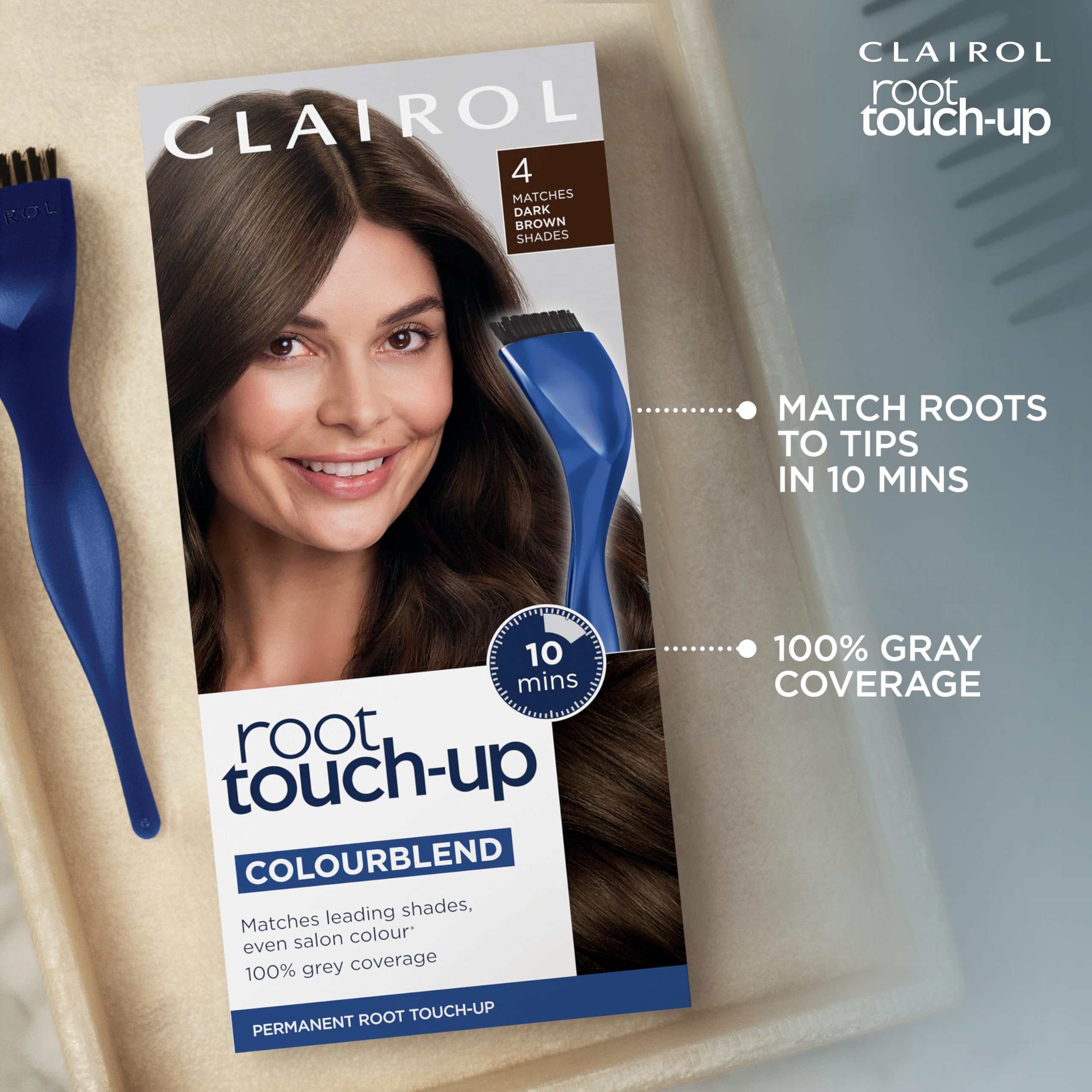 Clairol Root Touch-Up Permanent Hair Dye - 4R Dark Auburn 4
