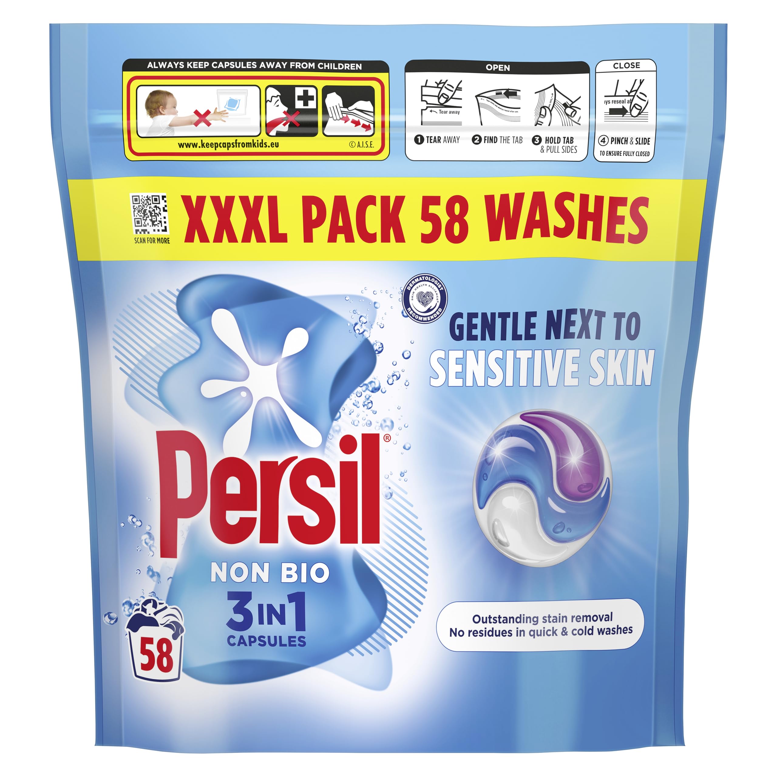 Persil - Non Bio 3 in 1 Waschkapseln Waschmittel
