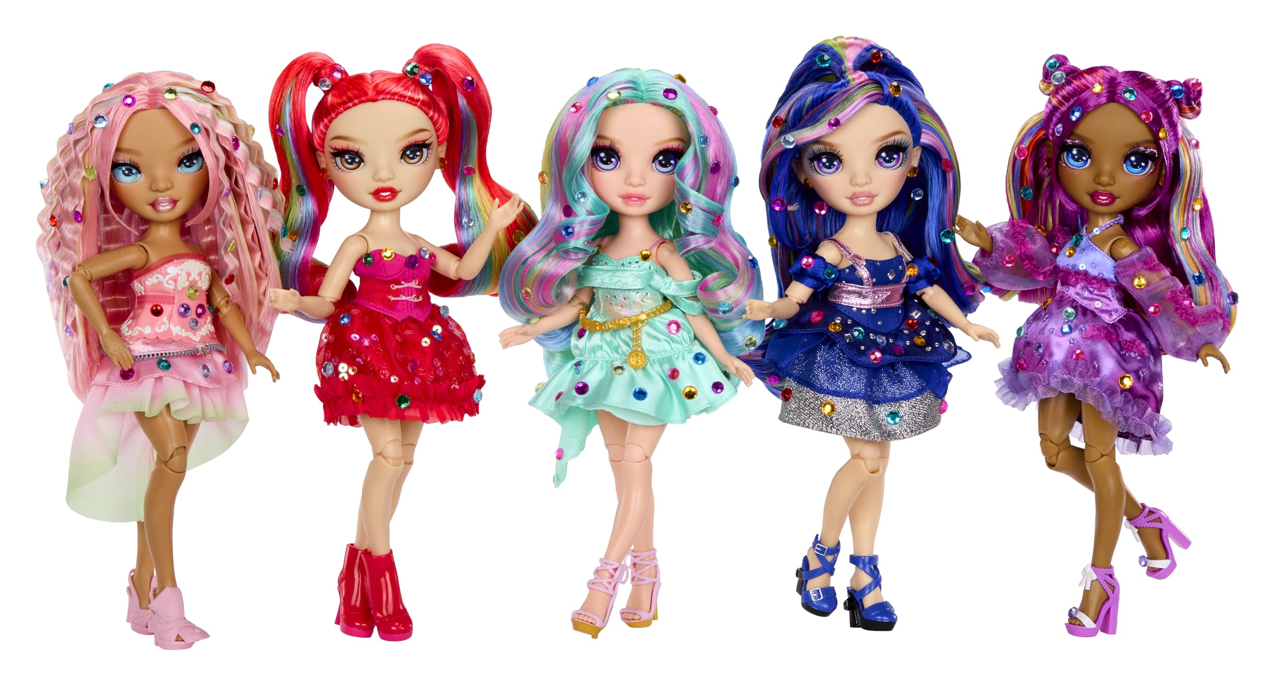 Rainbow High Be Dazzling - Vivienne Rouge 28cm Fashion Doll | Fully Articulated | Customizable with Gems 7