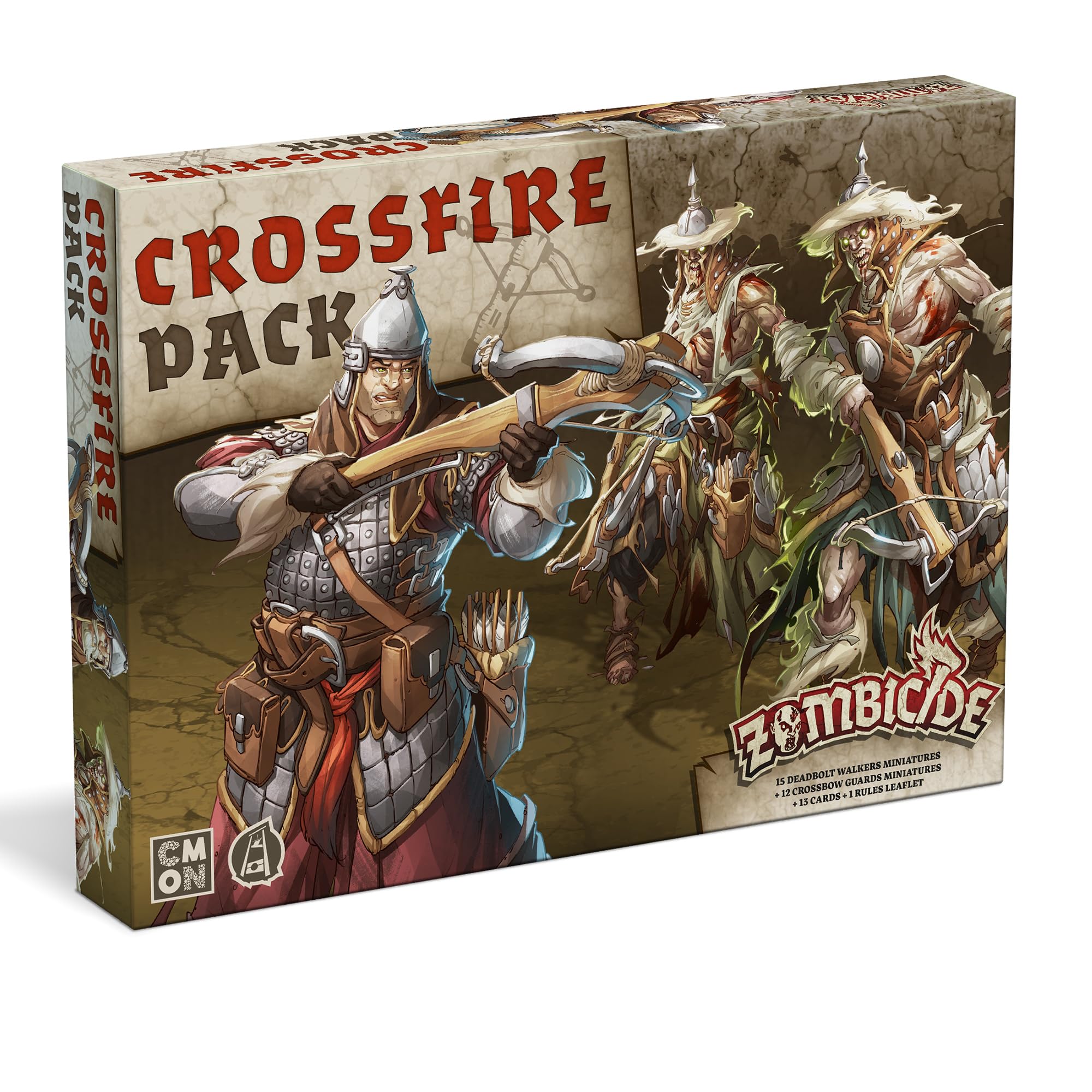 CMON Zombicide: White Death Expansion - Crossfire Pack | Board Game Expansion 1