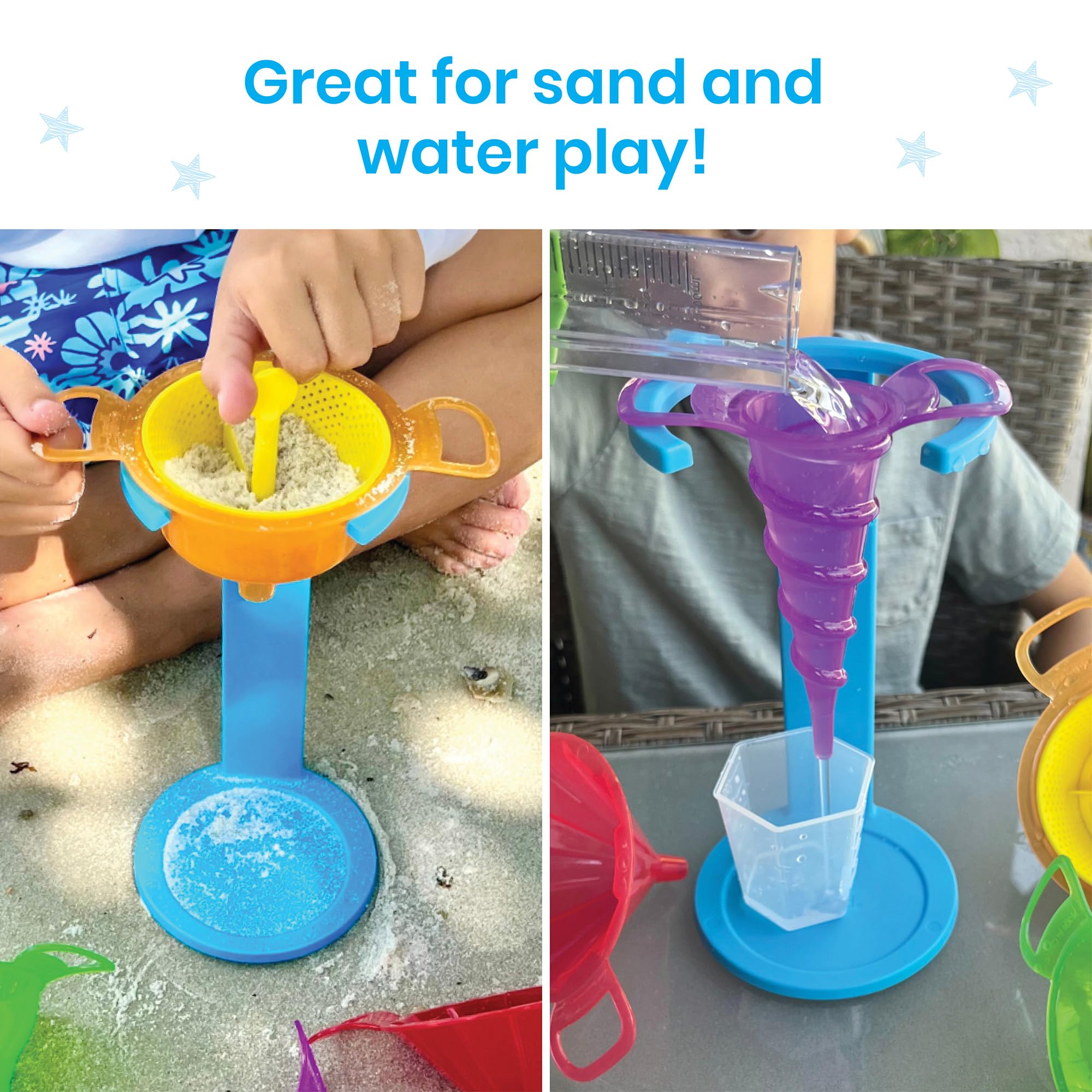 hand2mind Starter Science Funnels Lab Equipment for Ages 3+ | STEM Learning | Plastic 5