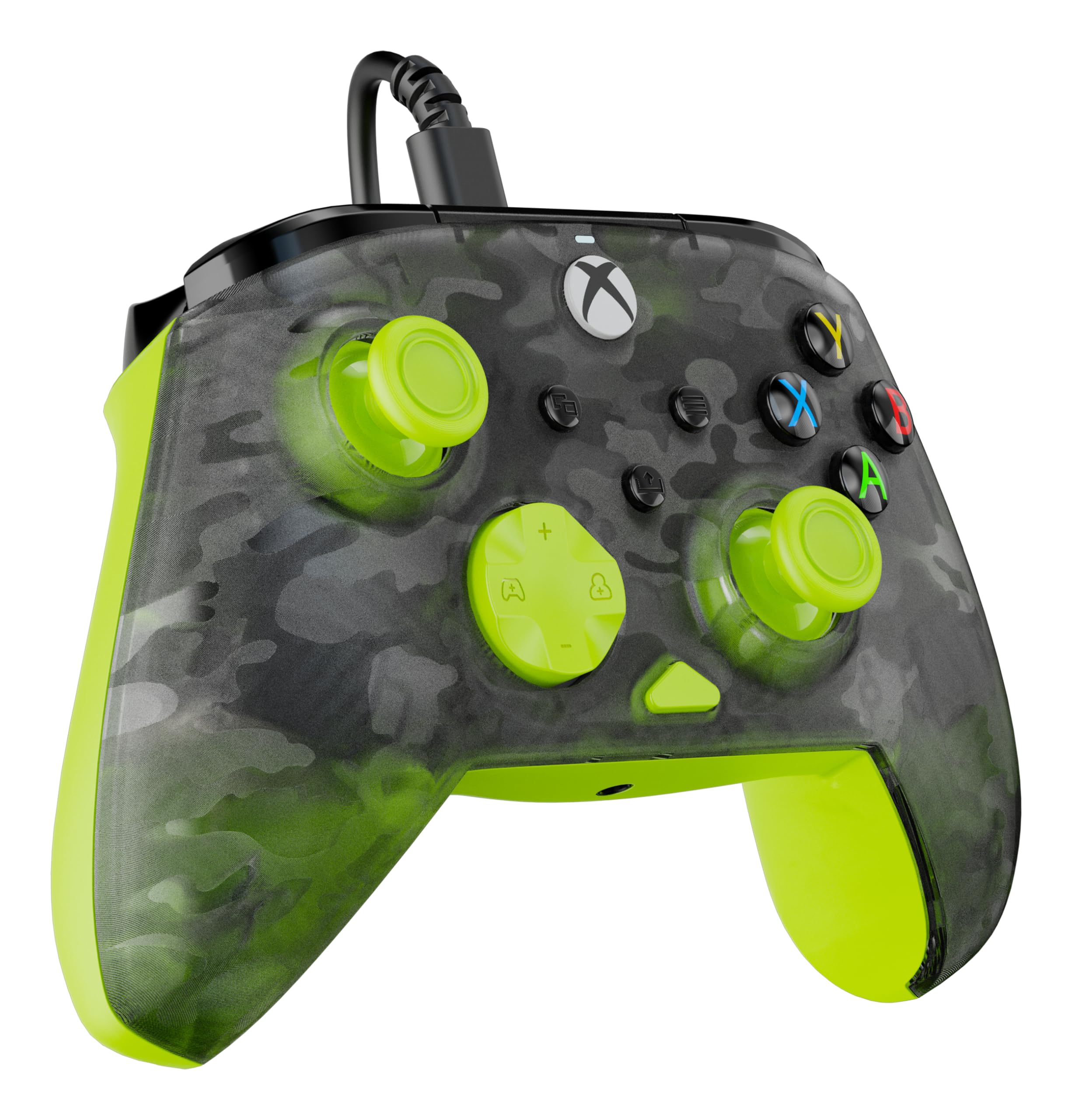 Turtle Beach Rematch Core Yellow and Ghost Black Camo Wired Gaming Controll 8