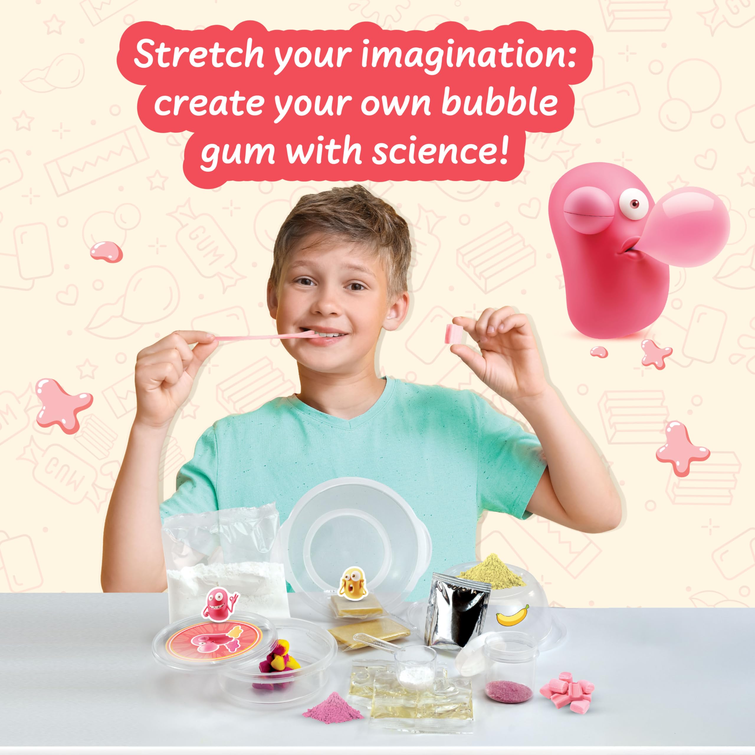Science4you Bubble Gum Sweets Lab - Candy Making Kit for Kids 6+ 10