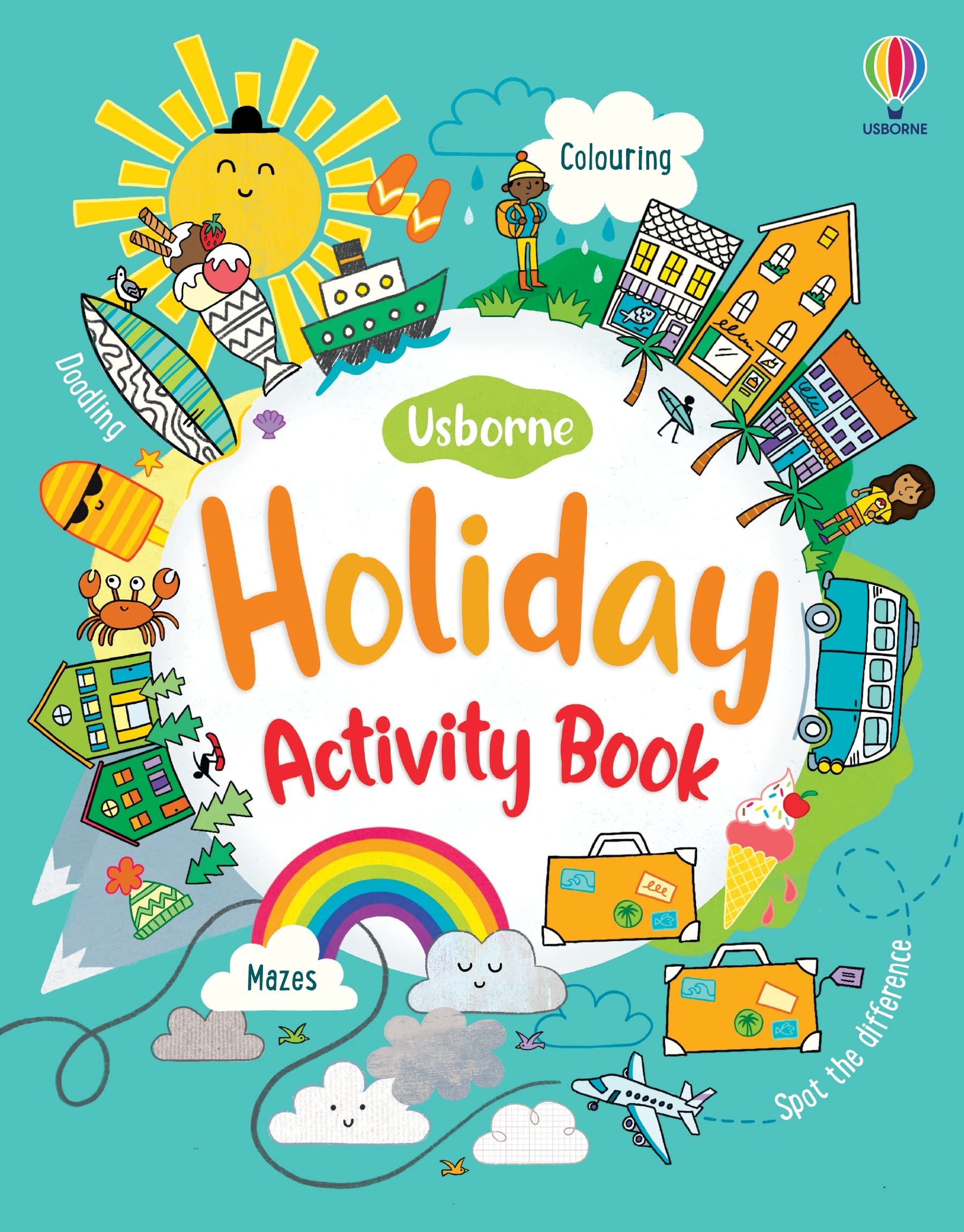 Usborne Holiday Activity Book - Ages 6-9 | 64 Pages | Paperback